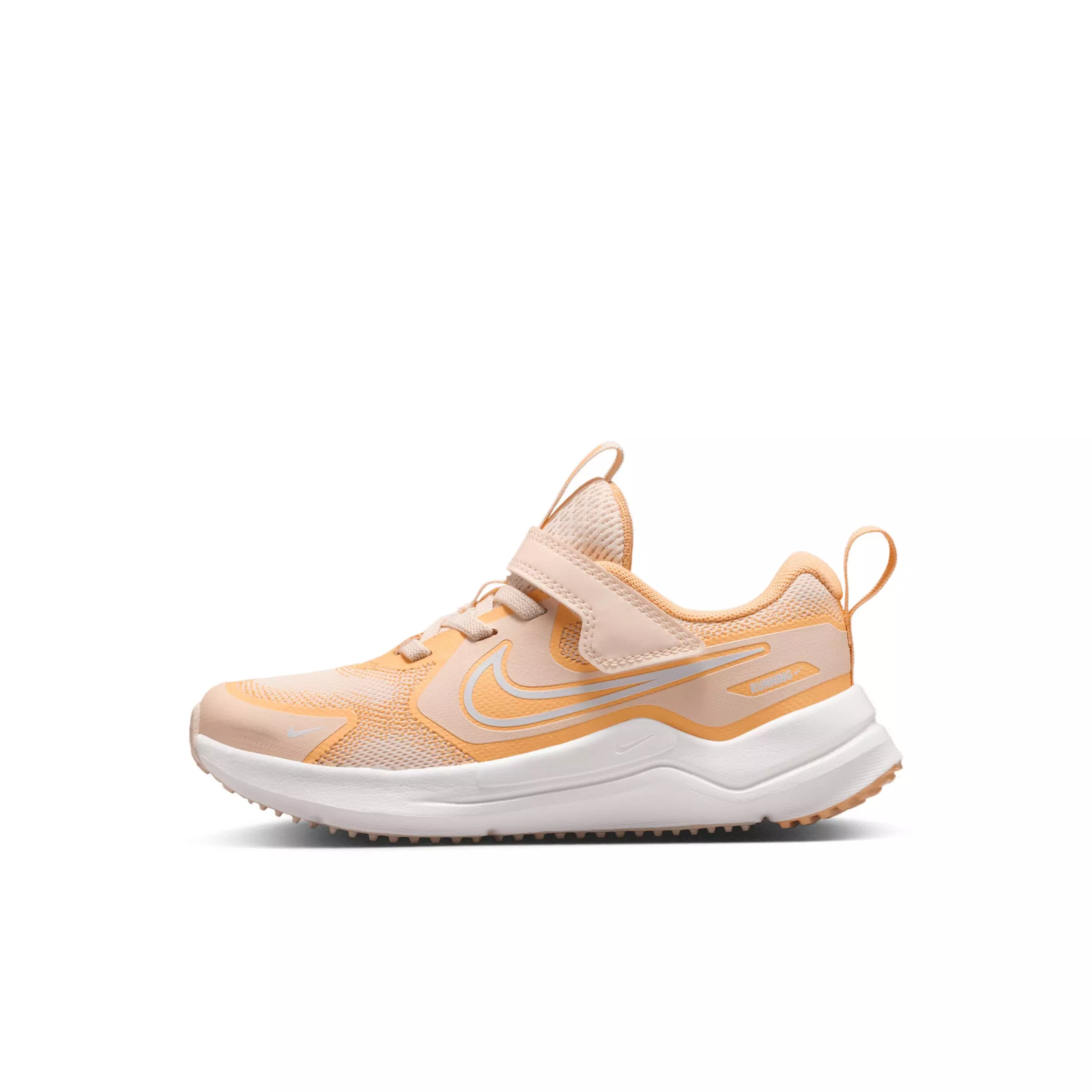 Nike Cosmic Runner "Guava Ice/Orange Chalk/Summit White" Preschool Girls' Running Shoe - GUAVA/ORANGE/WHITE