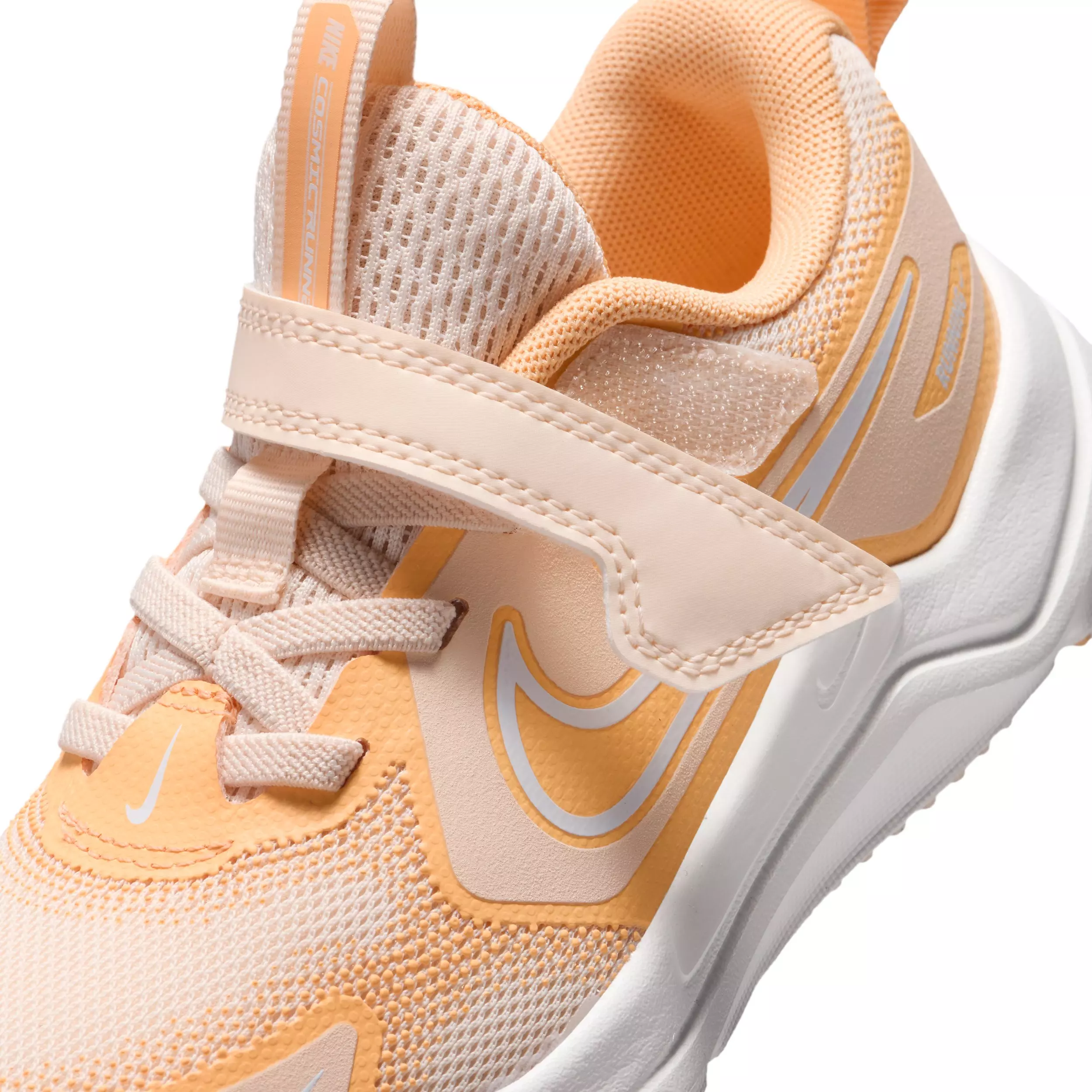 Nike Cosmic Runner "Guava Ice/Orange Chalk/Summit White" Preschool Girls' Running Shoe - GUAVA/ORANGE/WHITE