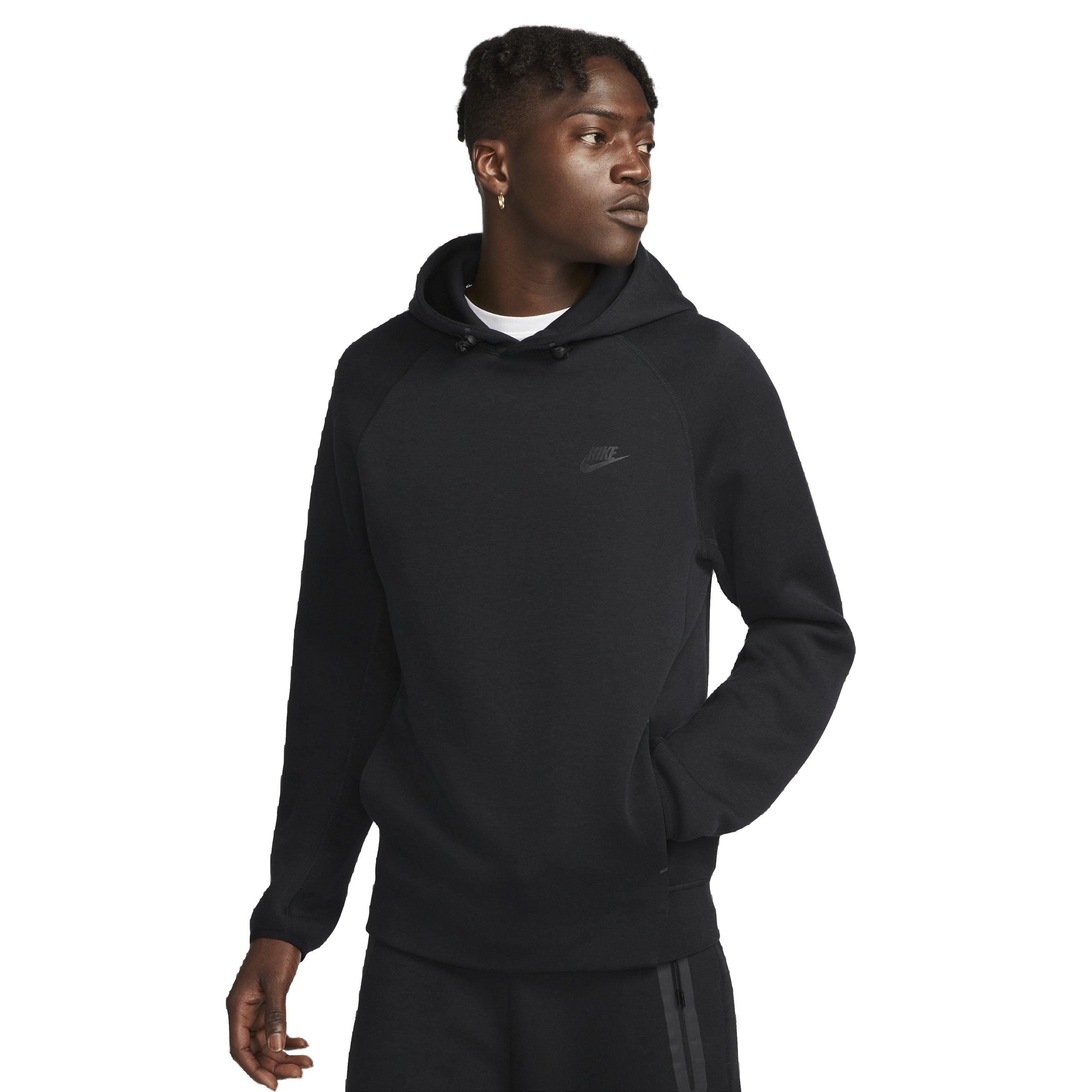 Nike Men's Tech Fleece Pullover Hoodie - BLACK