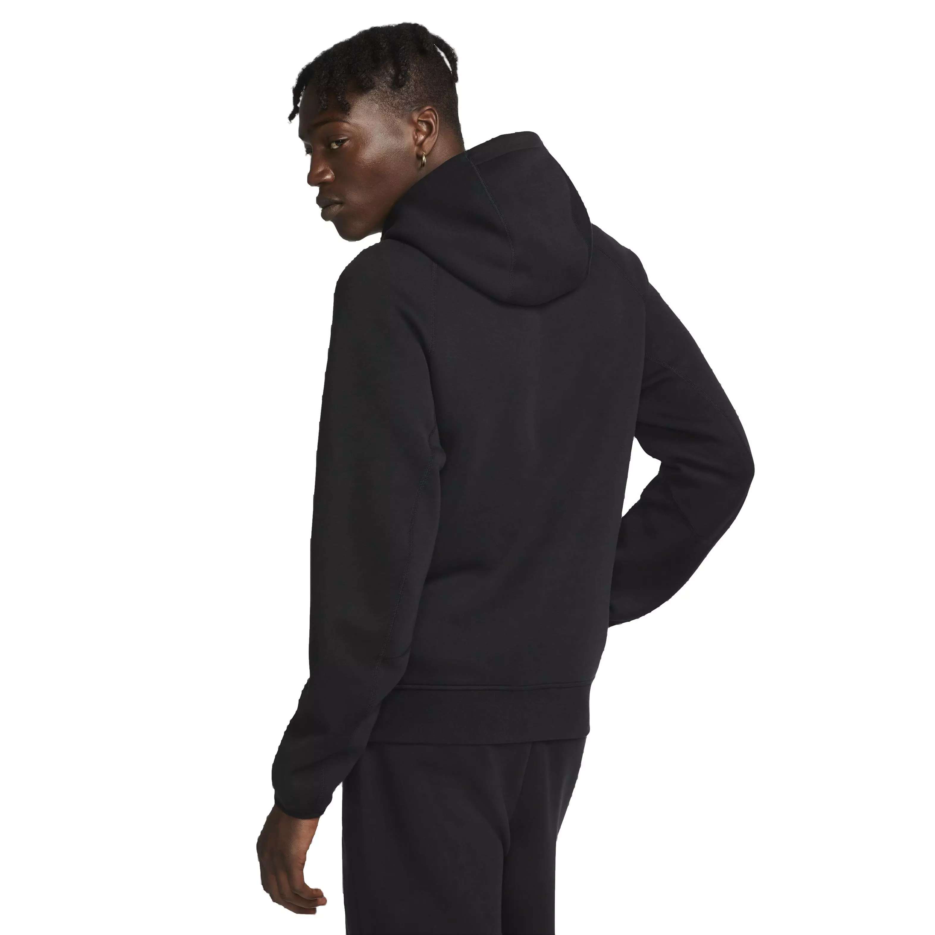Nike Men's Tech Fleece Pullover Hoodie - BLACK
