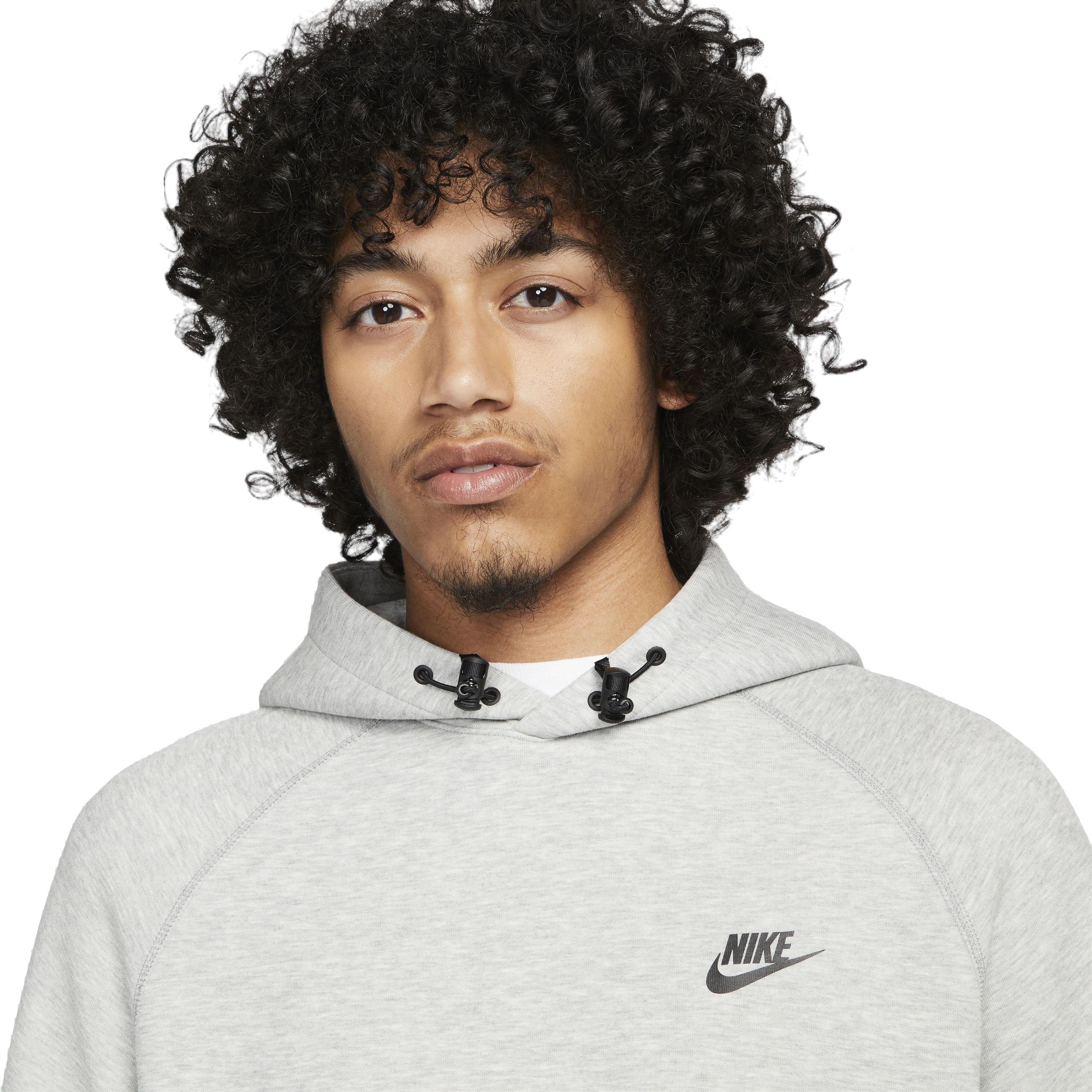 Nike Men's Tech Fleece Pullover Hoodie - DK GREY Thumbnail View 3