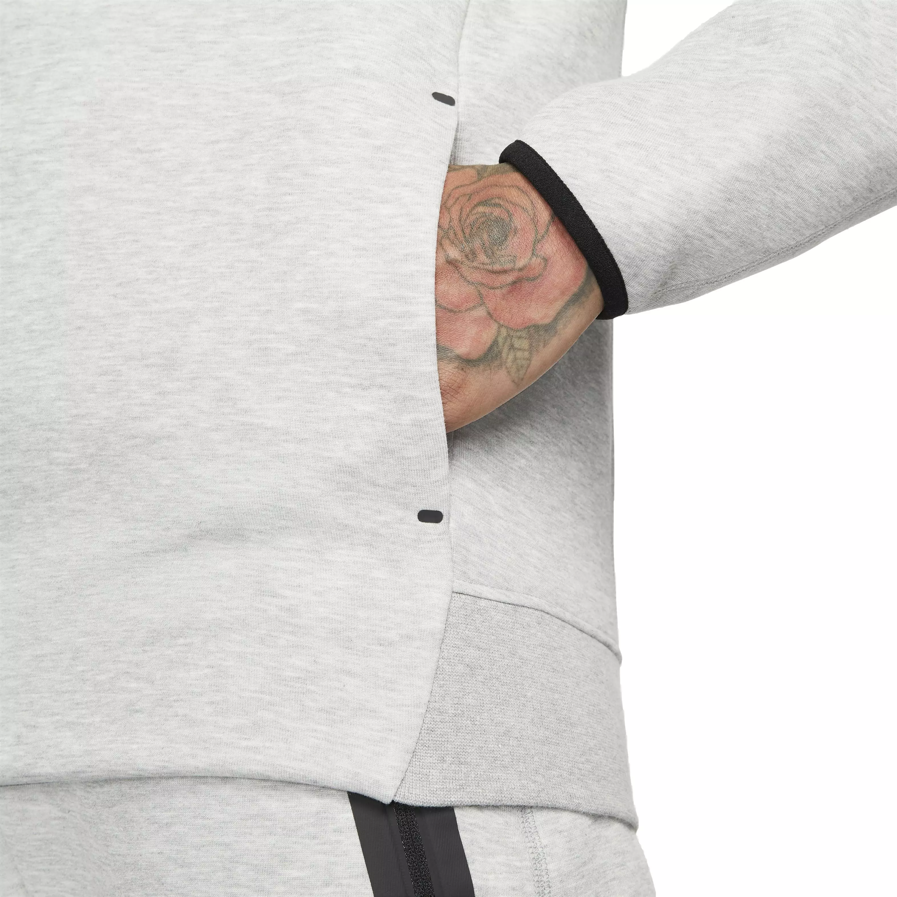 Nike Men's Tech Fleece Pullover Hoodie - DK GREY