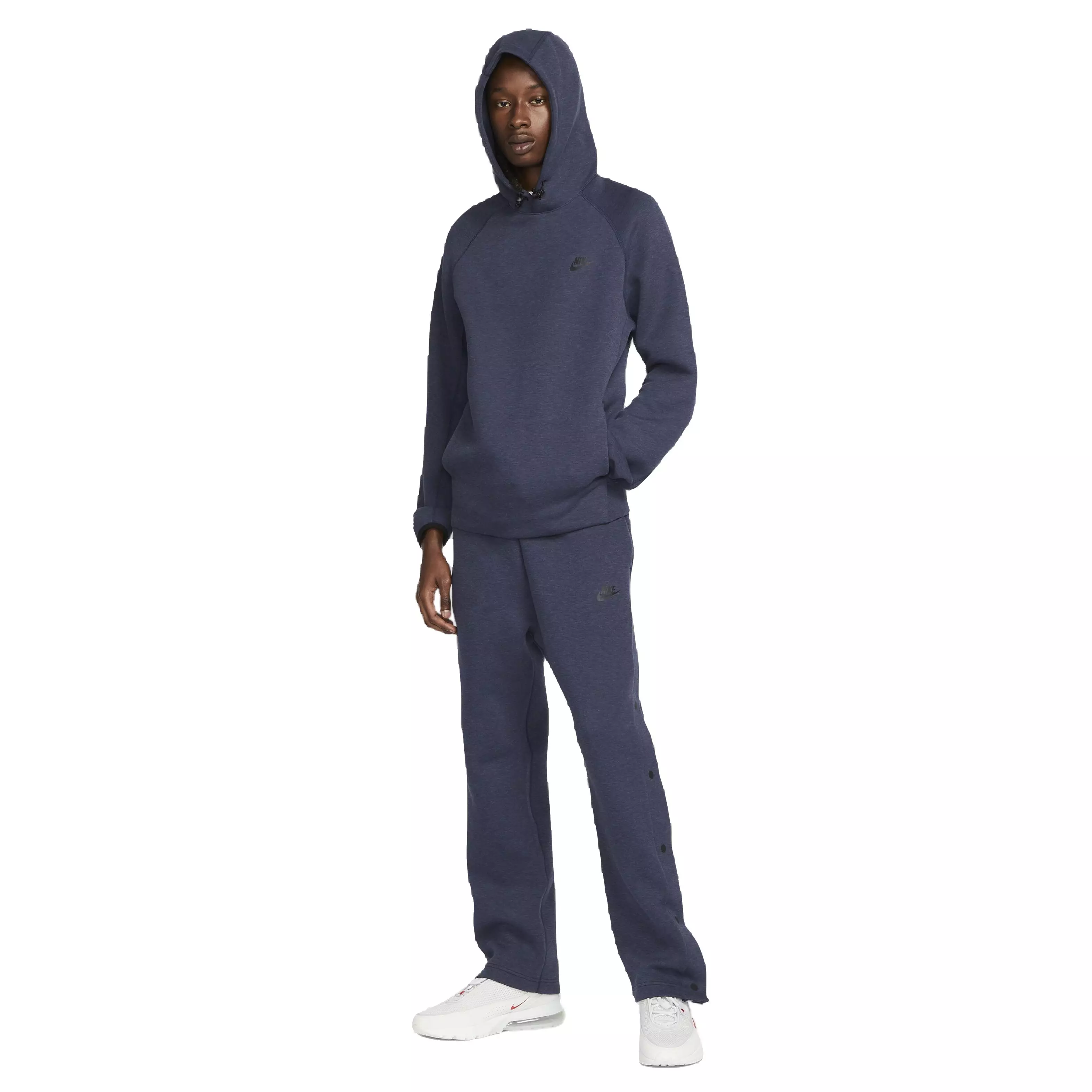 Nike Men's Tech Fleece Pullover Hoodie - BLUE