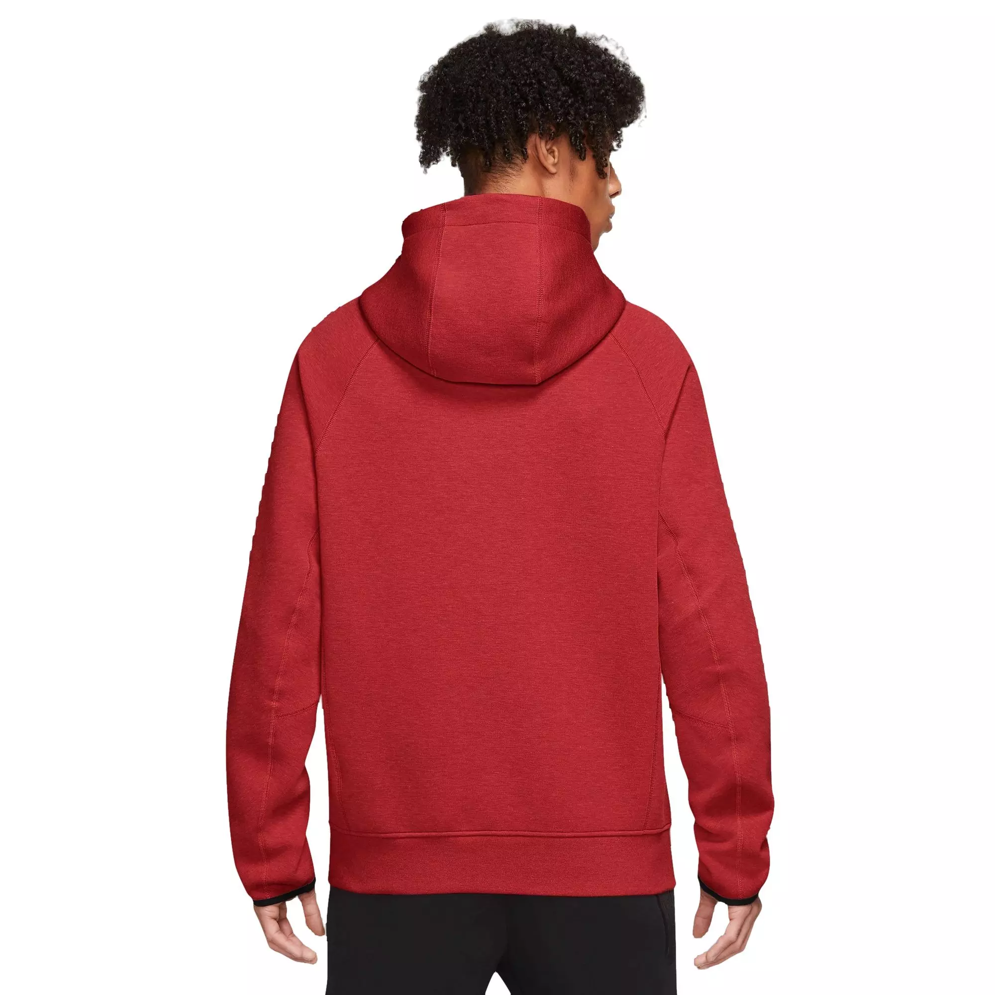 Nike Men's Tech Fleece Pullover Hoodie - RED