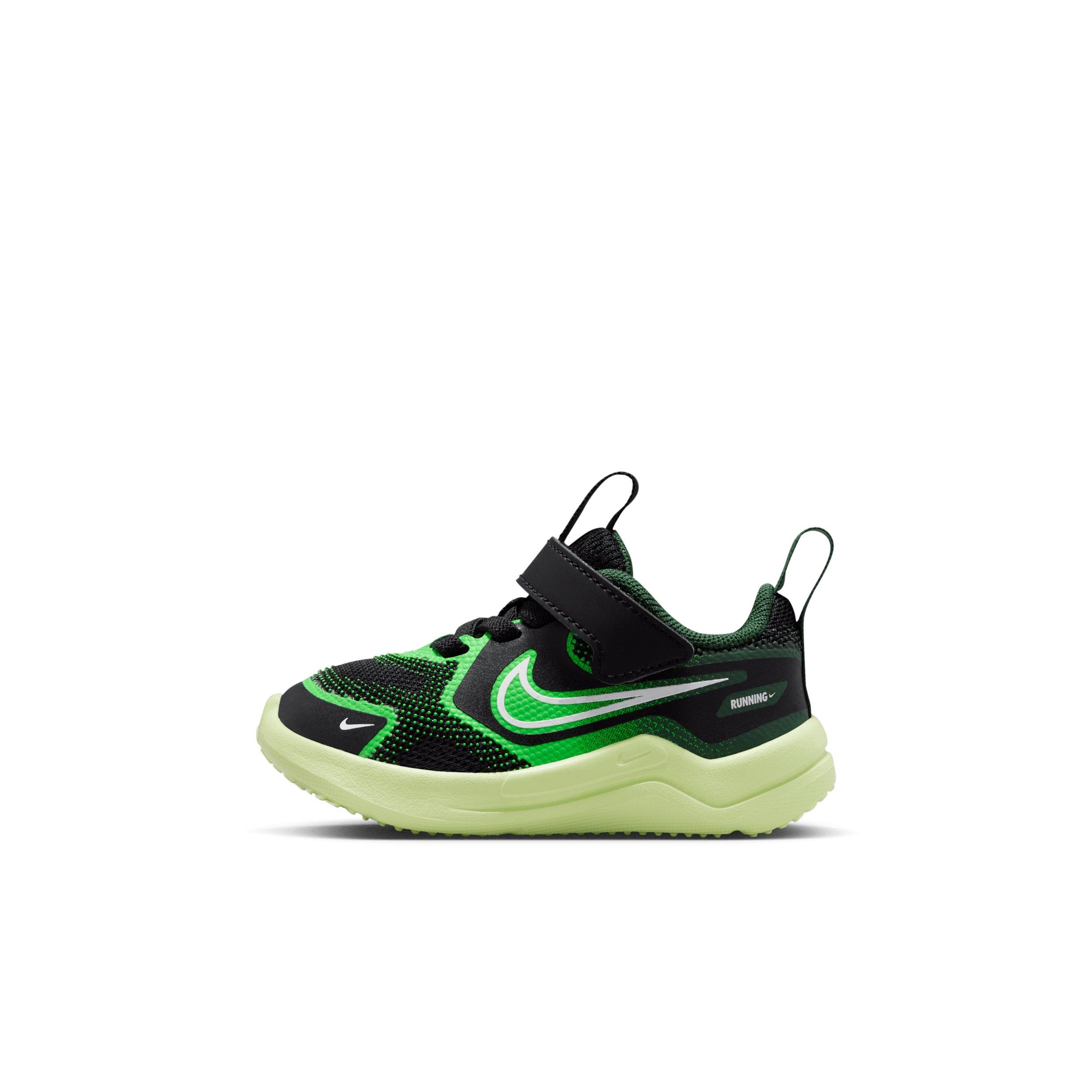 Nike Cosmic Runner Infant Boys' "Black/Light Liquid Lime/Fir/White" Running Shoe