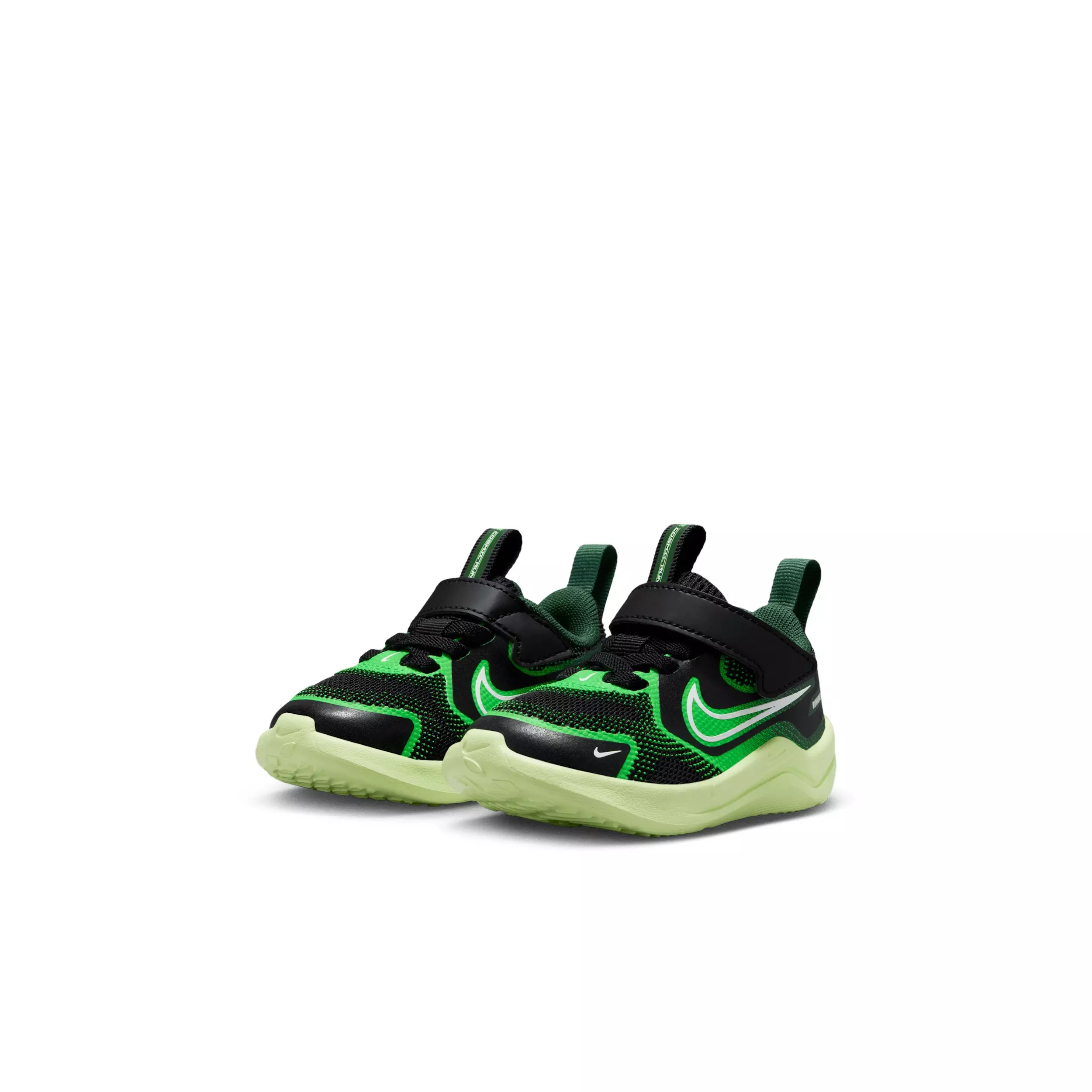 Nike Cosmic Runner "Black/Light Liquid Lime/Fir/White" Infant Boys' Running Shoe - BLACK/LT LIME/FIR/WHITE