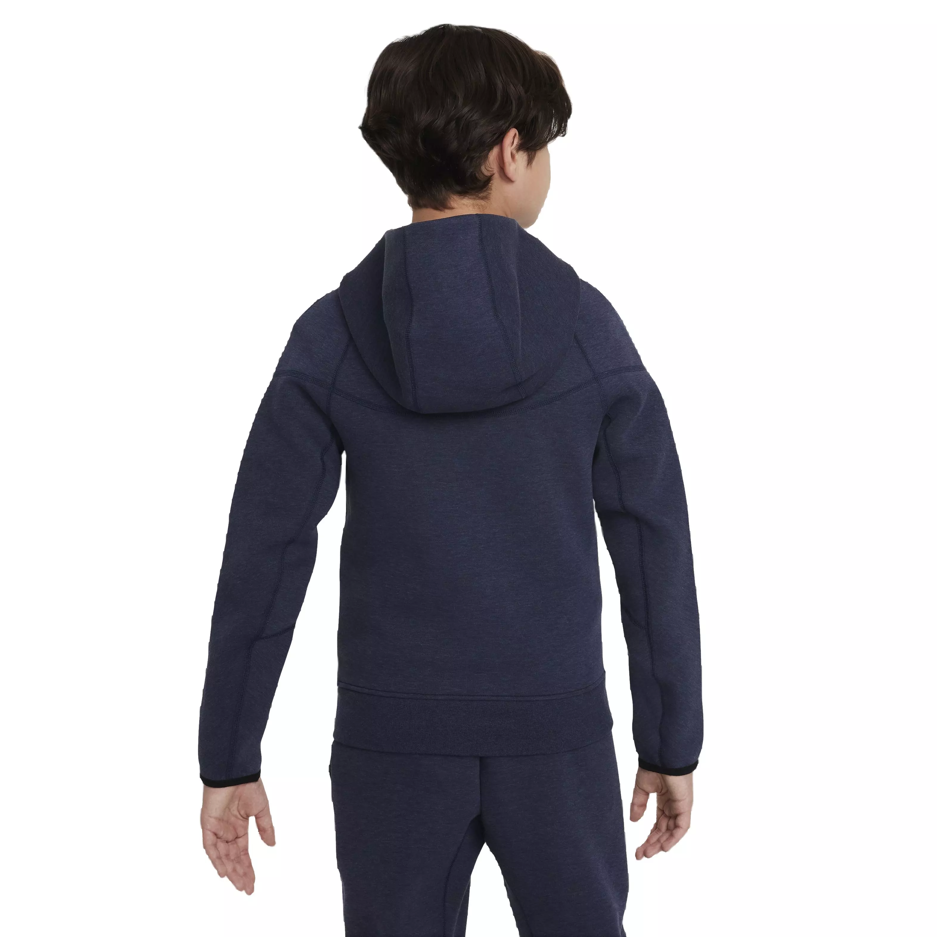 Nike Big Boys' Sportswear Tech Fleece Full Zip Jacket - BLUE