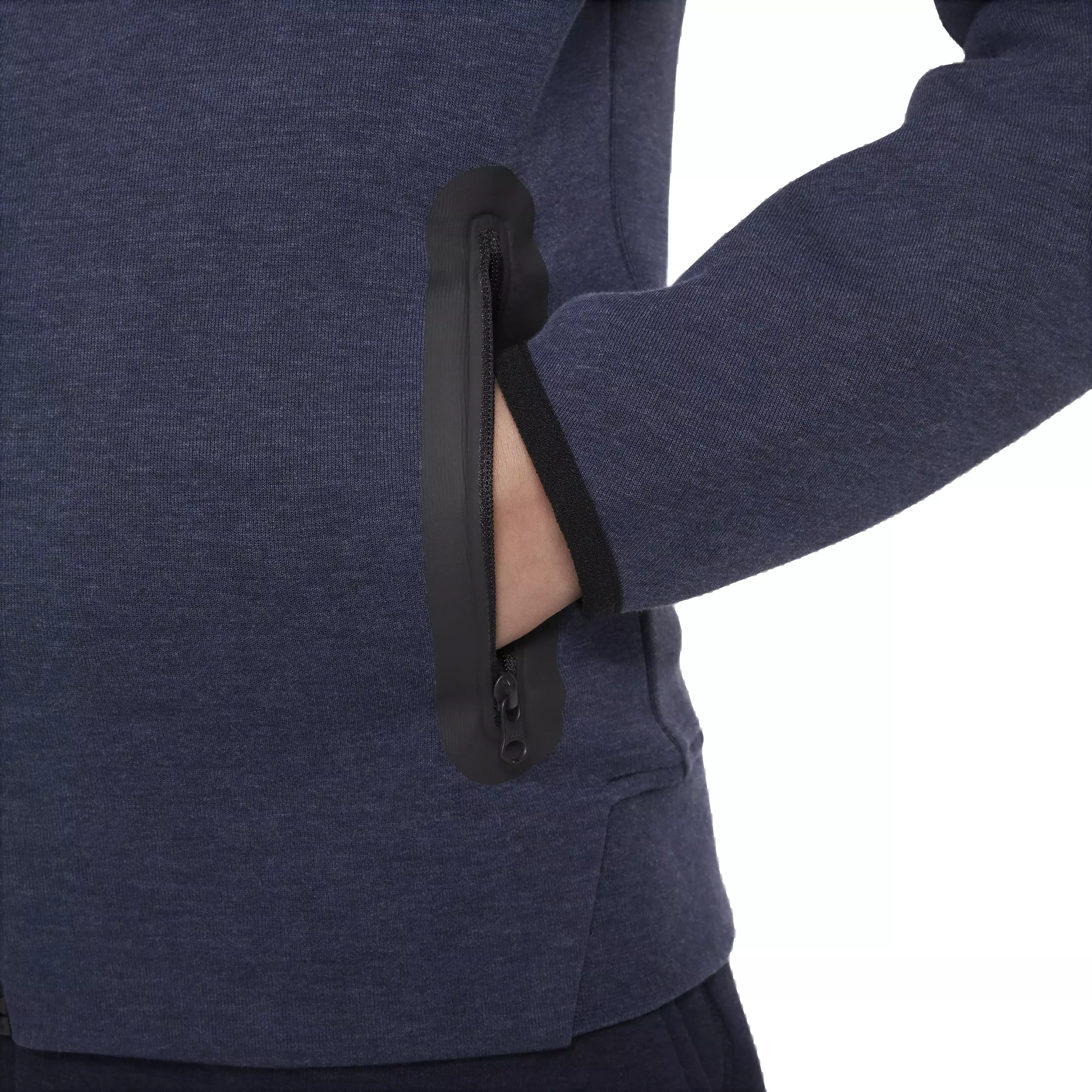 Nike Big Boys' Sportswear Tech Fleece Full Zip Jacket - BLUE