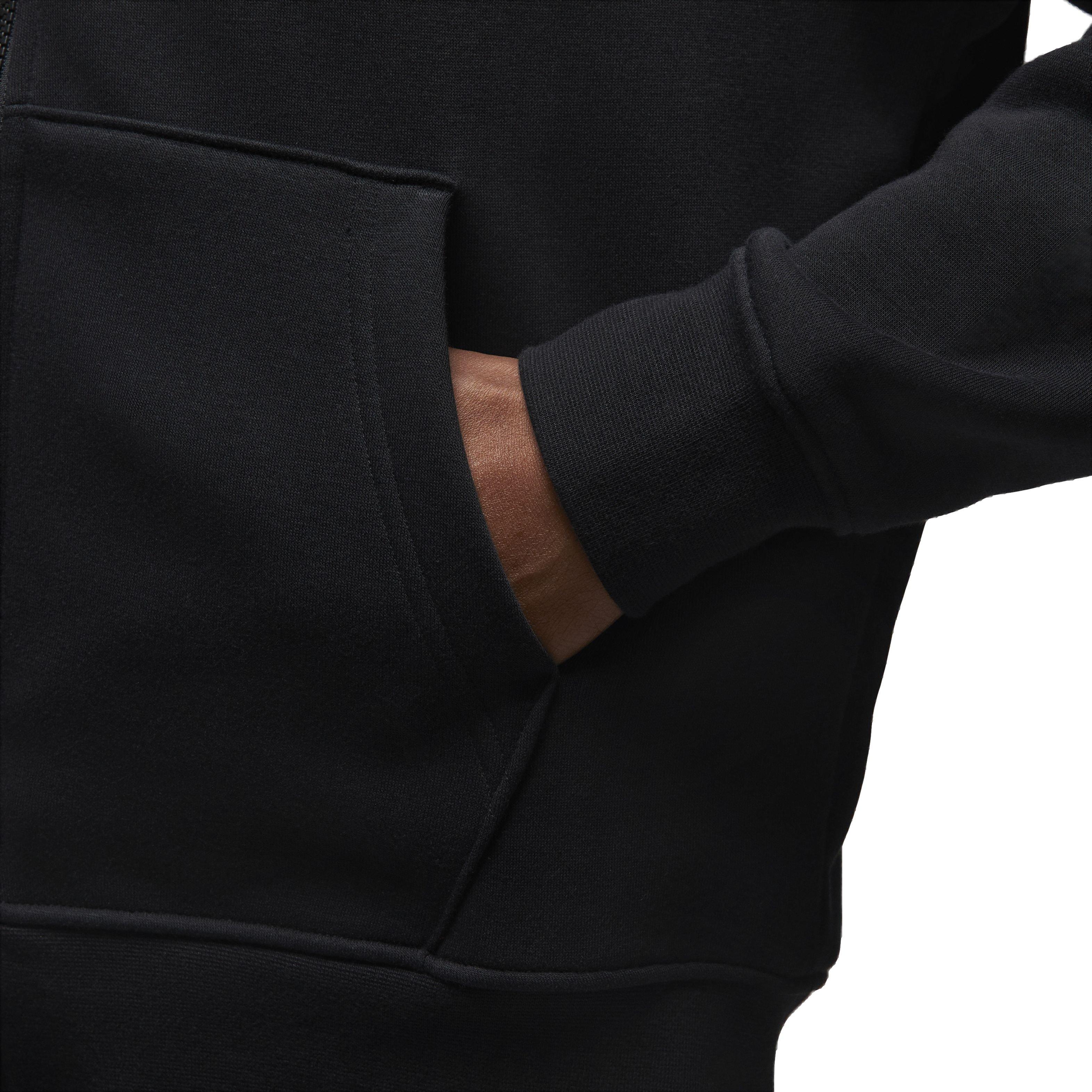 Jordan Men's Essential Fleece Full-Zip Jacket - BLACK Thumbnail View 5