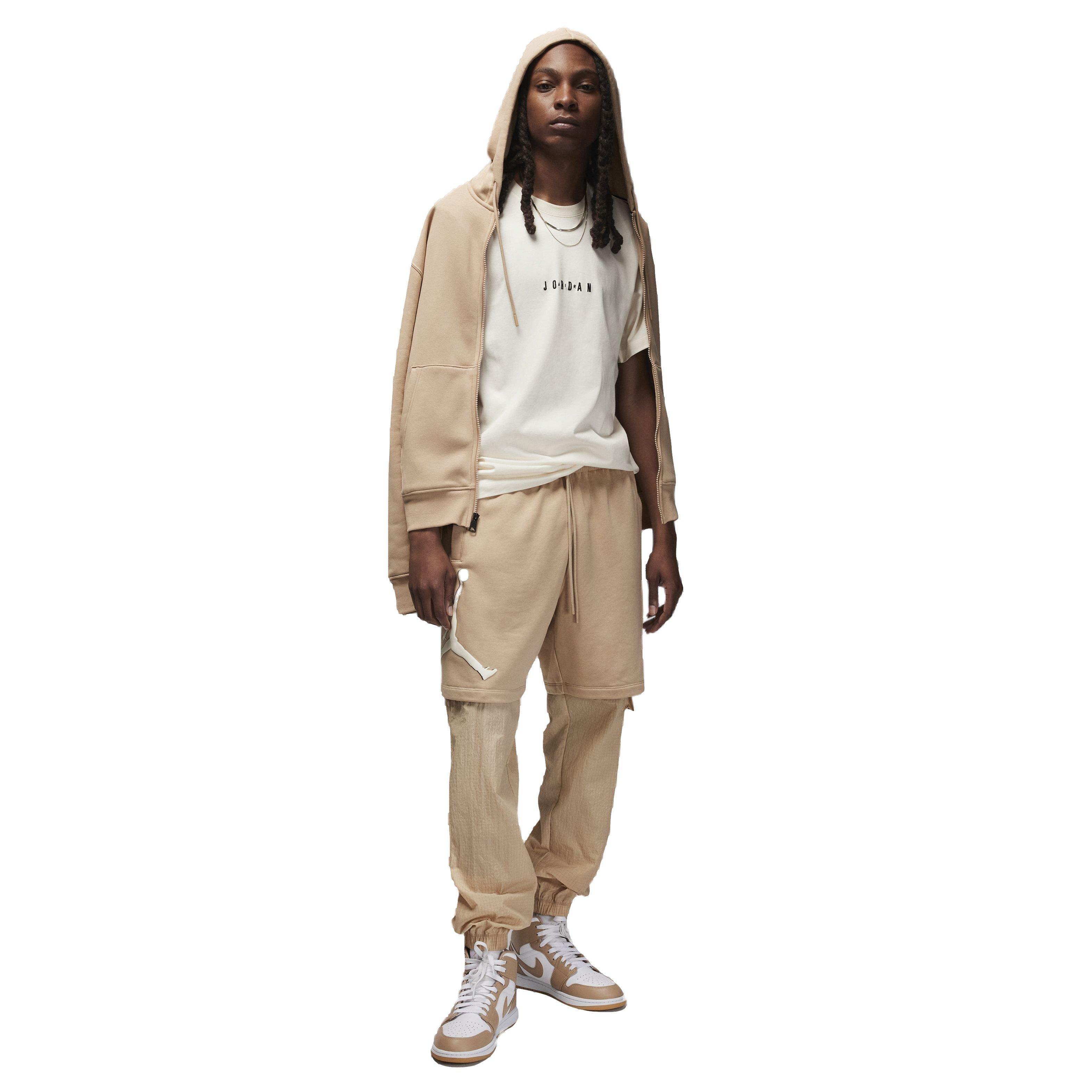 Jordan Men's Essential Fleece Full-Zip Jacket - BROWN Thumbnail View 7