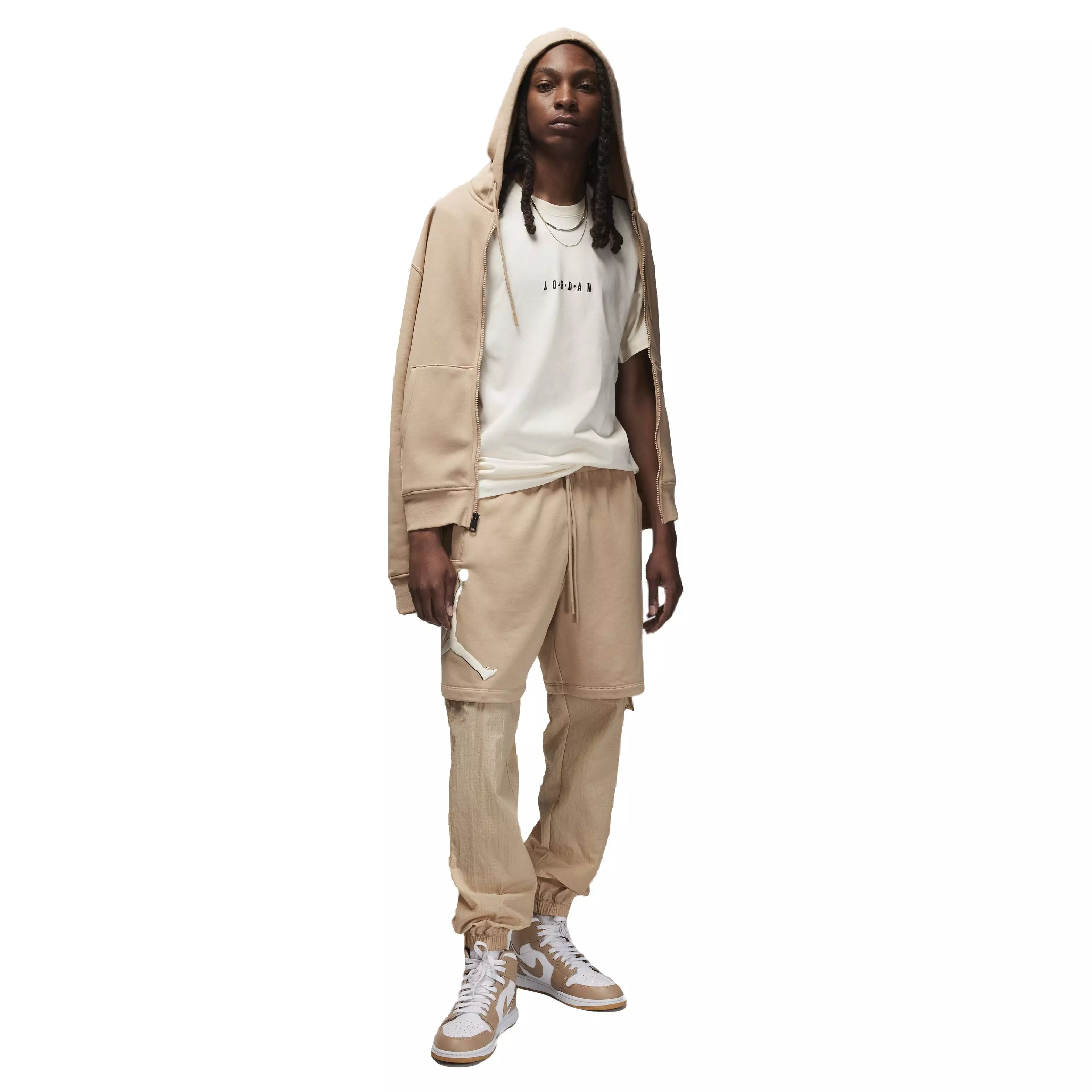 Jordan Men's Essential Fleece Full-Zip Jacket - BROWN