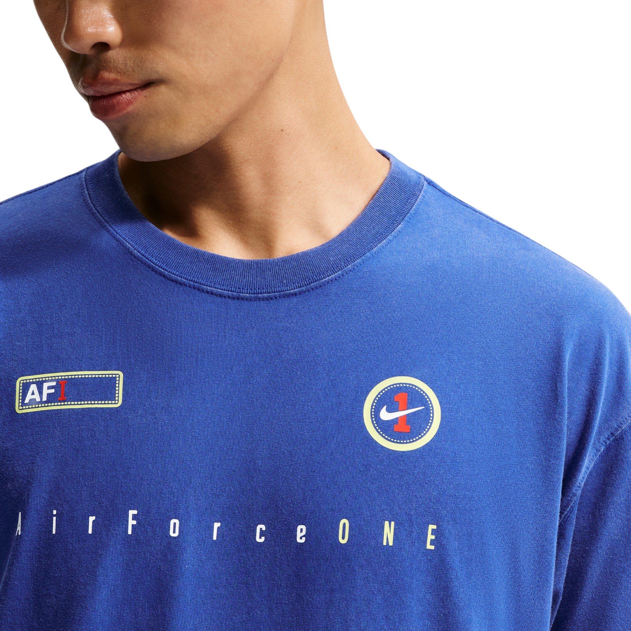 Nike Men's Sportswear Air Force One T-Shirt - BLUE