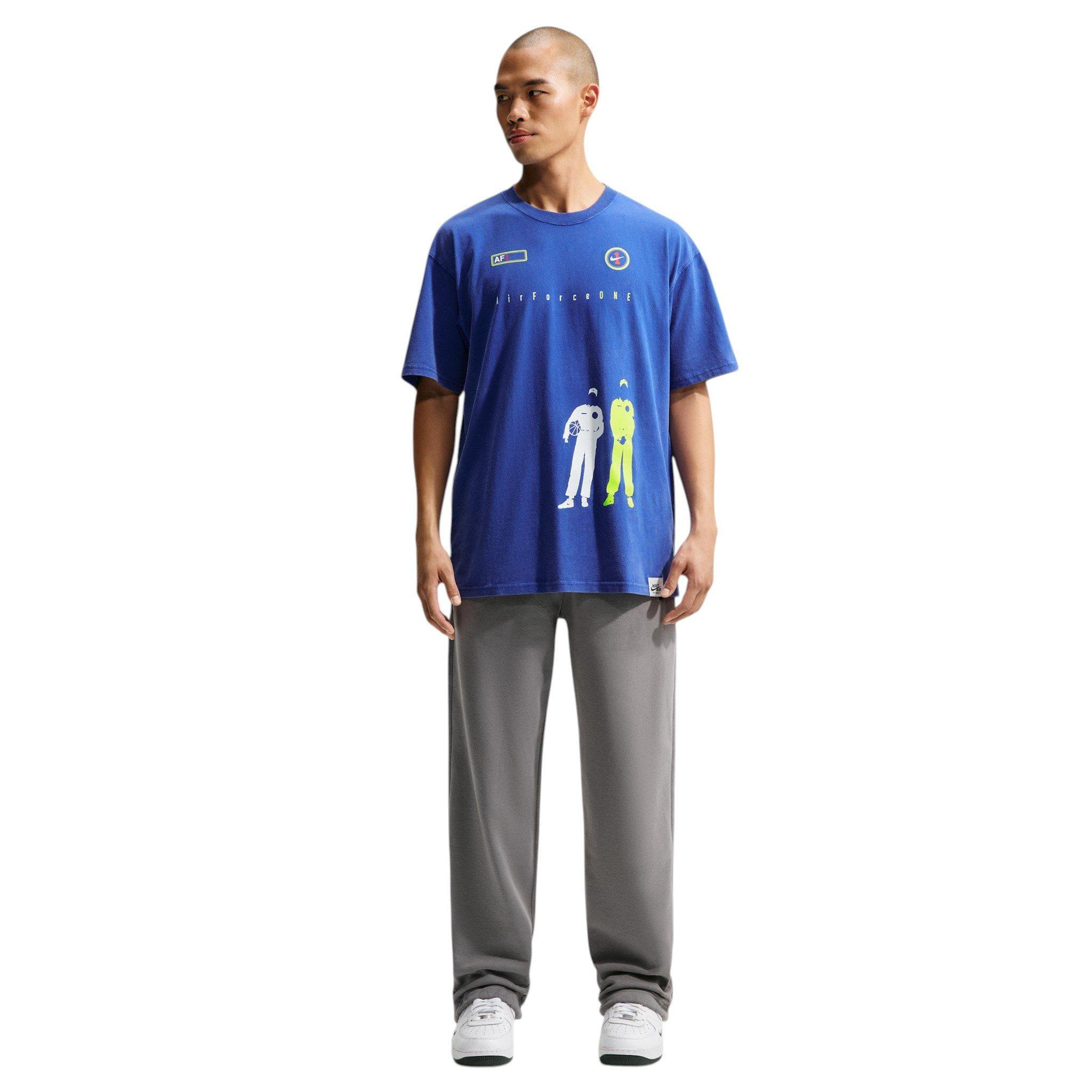Nike Men's Sportswear Air Force One T-Shirt - BLUE