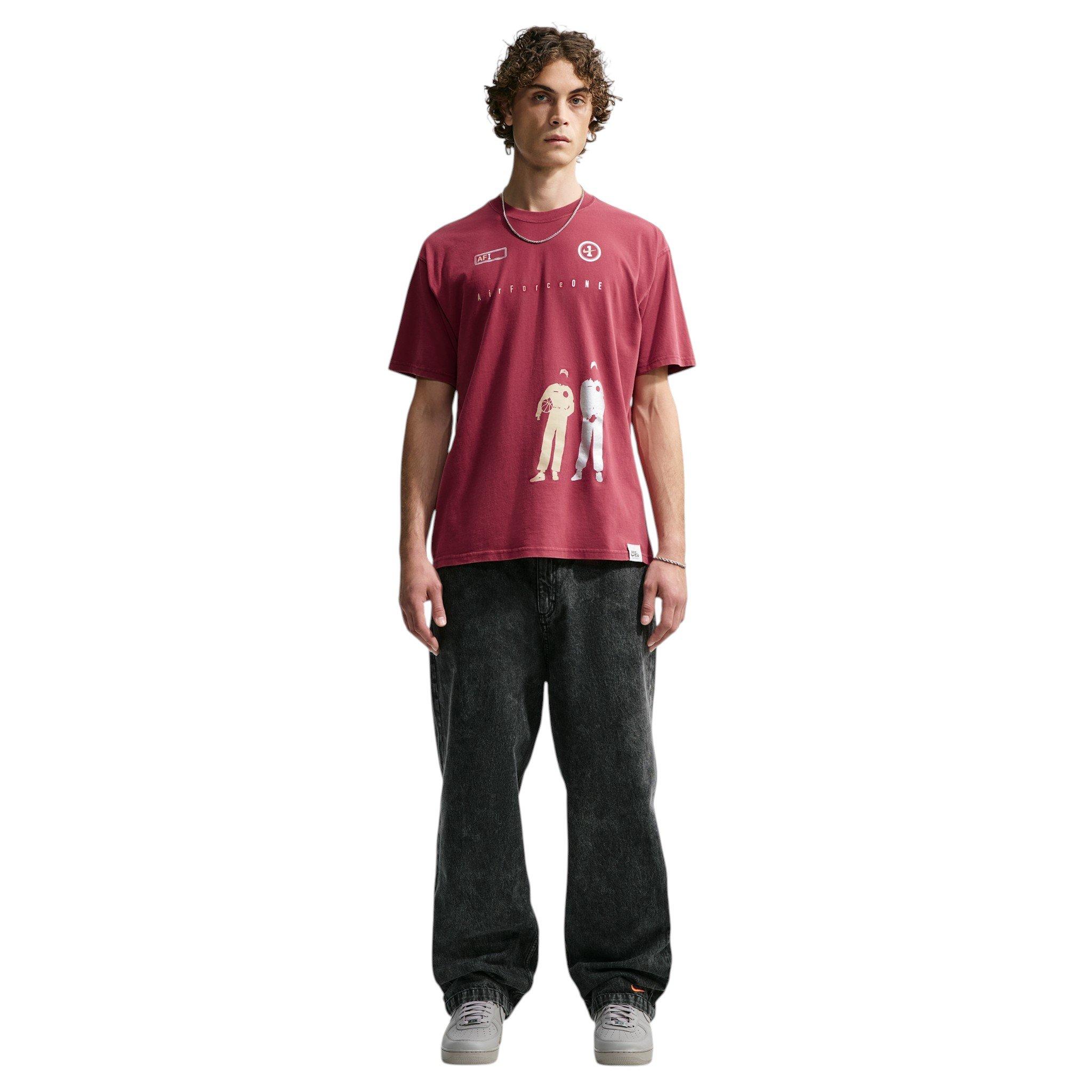 Nike Men's Sportswear Air Force One T-Shirt - RED
