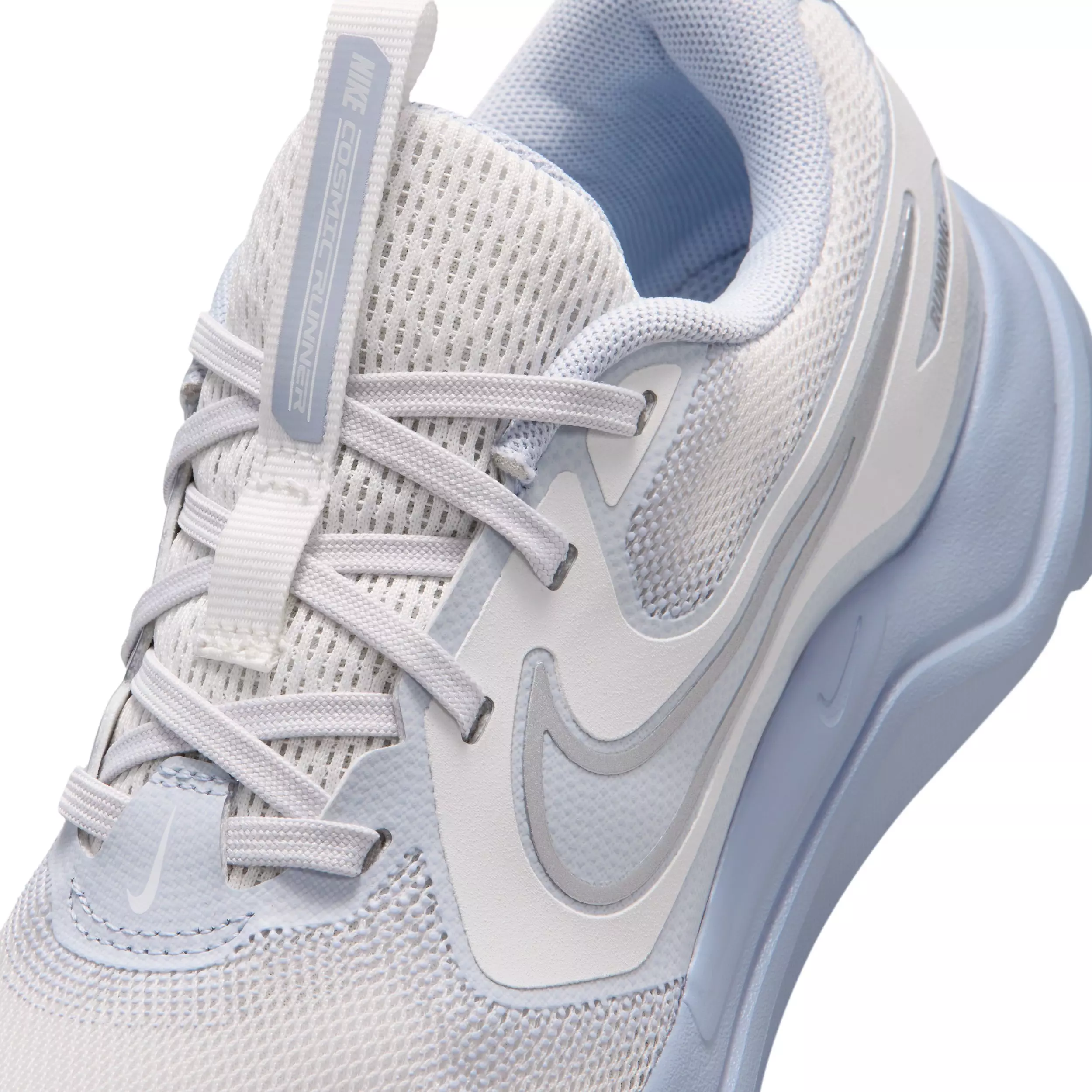 Nike Cosmic Runner "Platinum Tint/Ghost/Football Grey/Silver" Grade School Boys' Running Shoe - PLATINUM/GHOST/GREY/SILVER