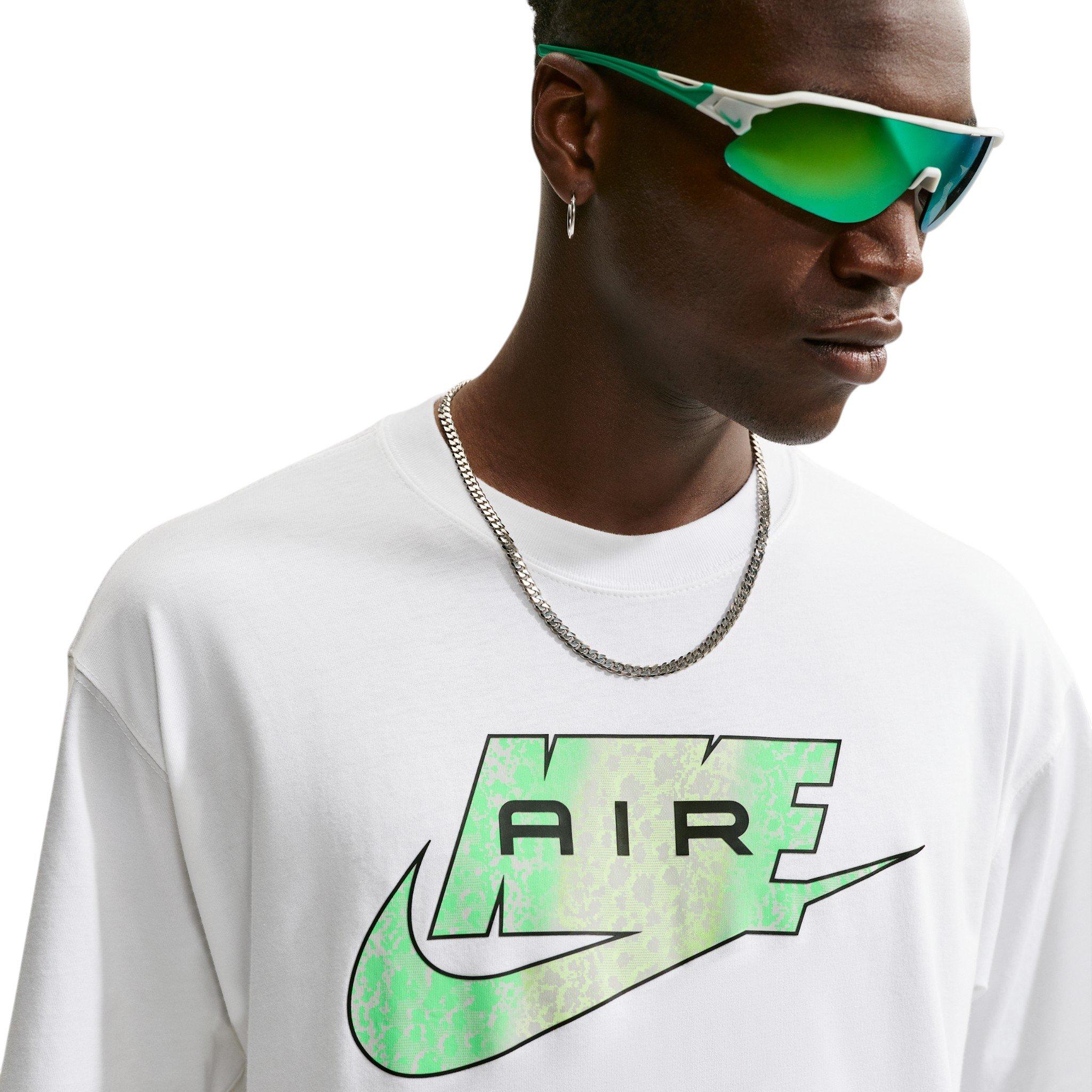 Nike Men's Sportswear Air Logo T-Shirt - WHITE Thumbnail View 3