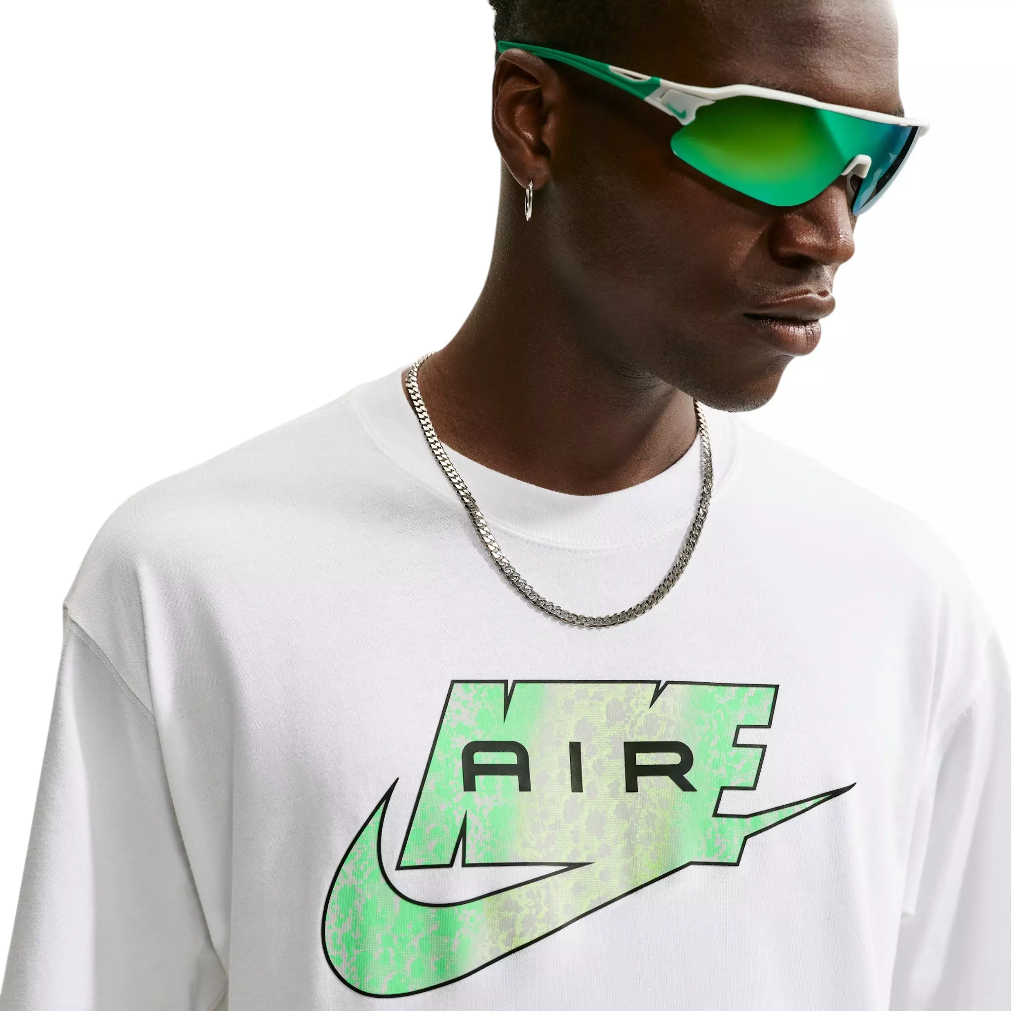 Nike Men's Sportswear Air Logo T-Shirt - WHITE