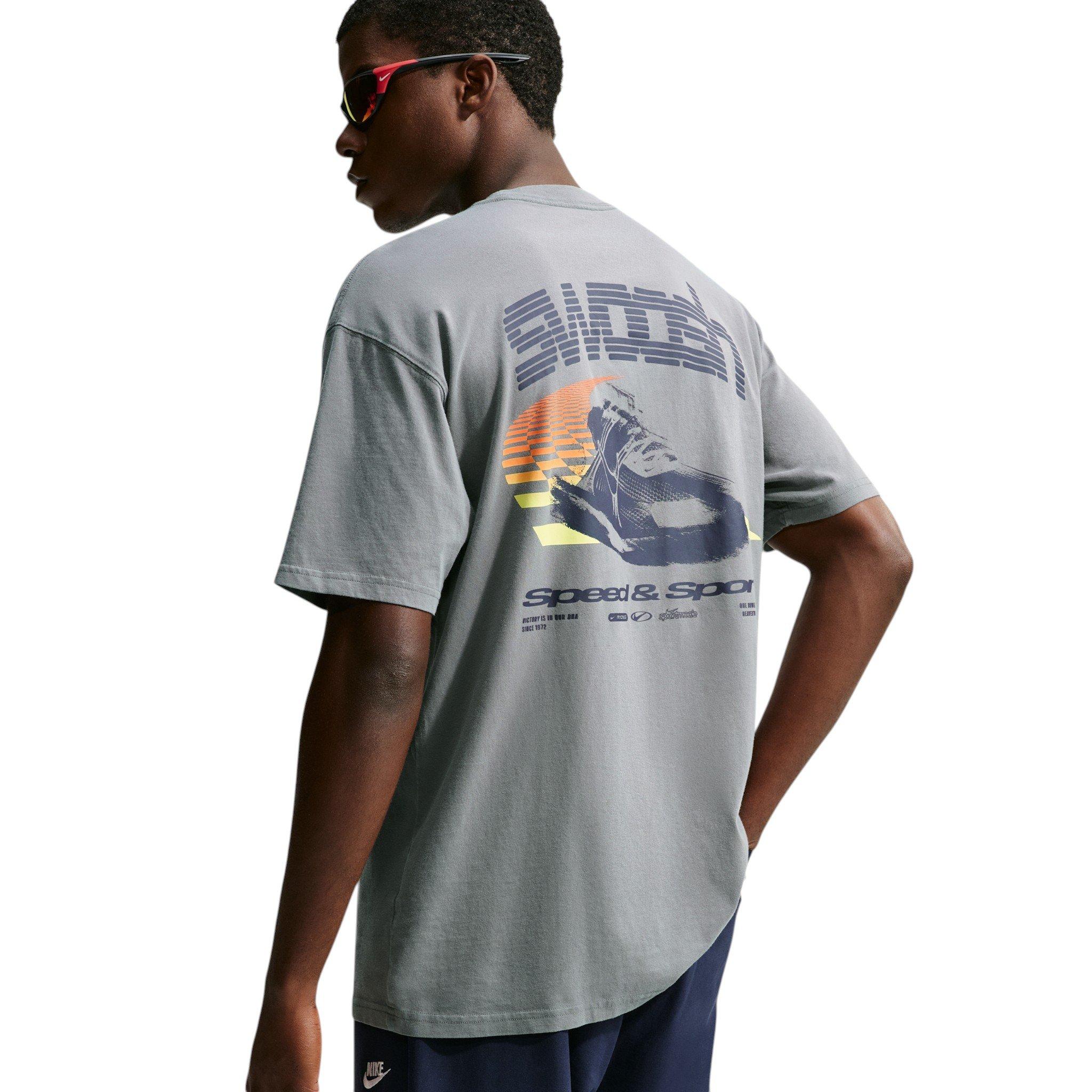 Nike Men's Sportswear T-Shirt - GREY Thumbnail View 3