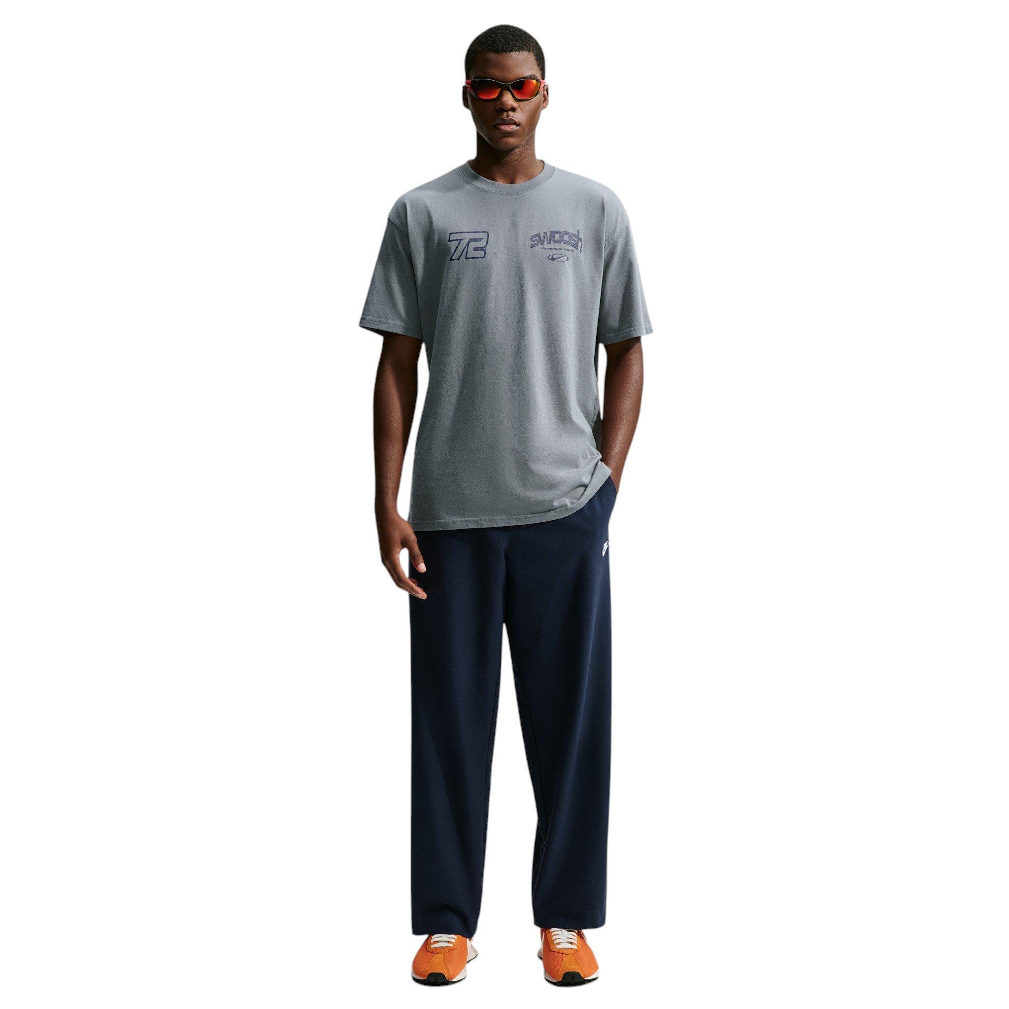 Nike Men's Sportswear T-Shirt - GREY Thumbnail View 4