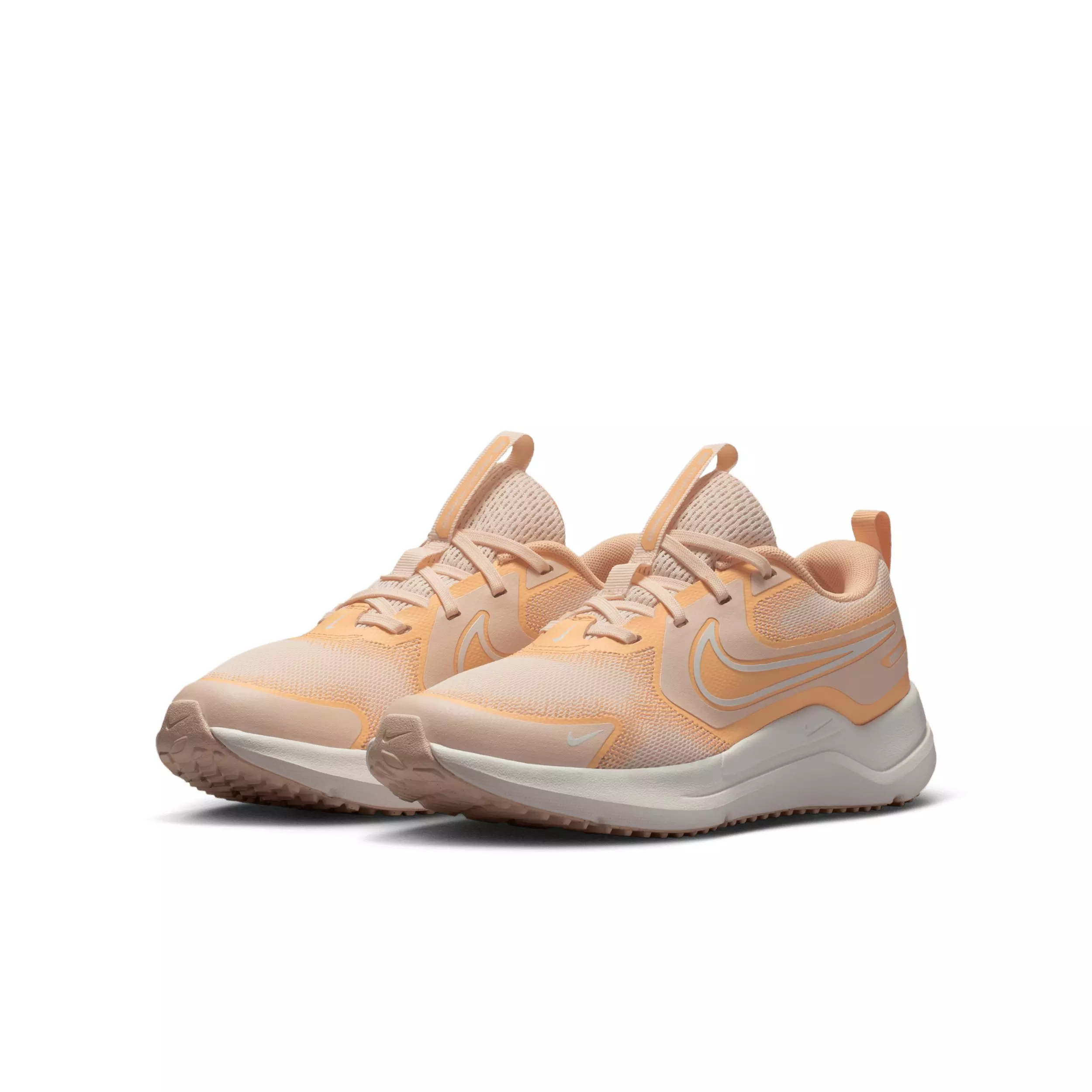 Nike Cosmic Runner "Guava Ice/Orange Chalk/Summit White" Grade School Girls' Running Shoe - GUAVA/ORANGE/WHITE