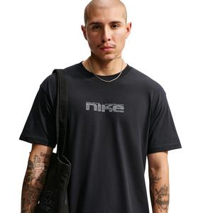 Nike Men's Sportswear Race Helmet Speed T-Shirt - BLACK