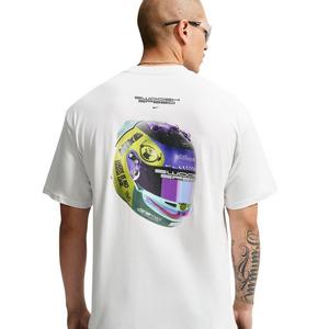 Nike Men's Sportswear Race Helmet Speed T-Shirt - WHITE