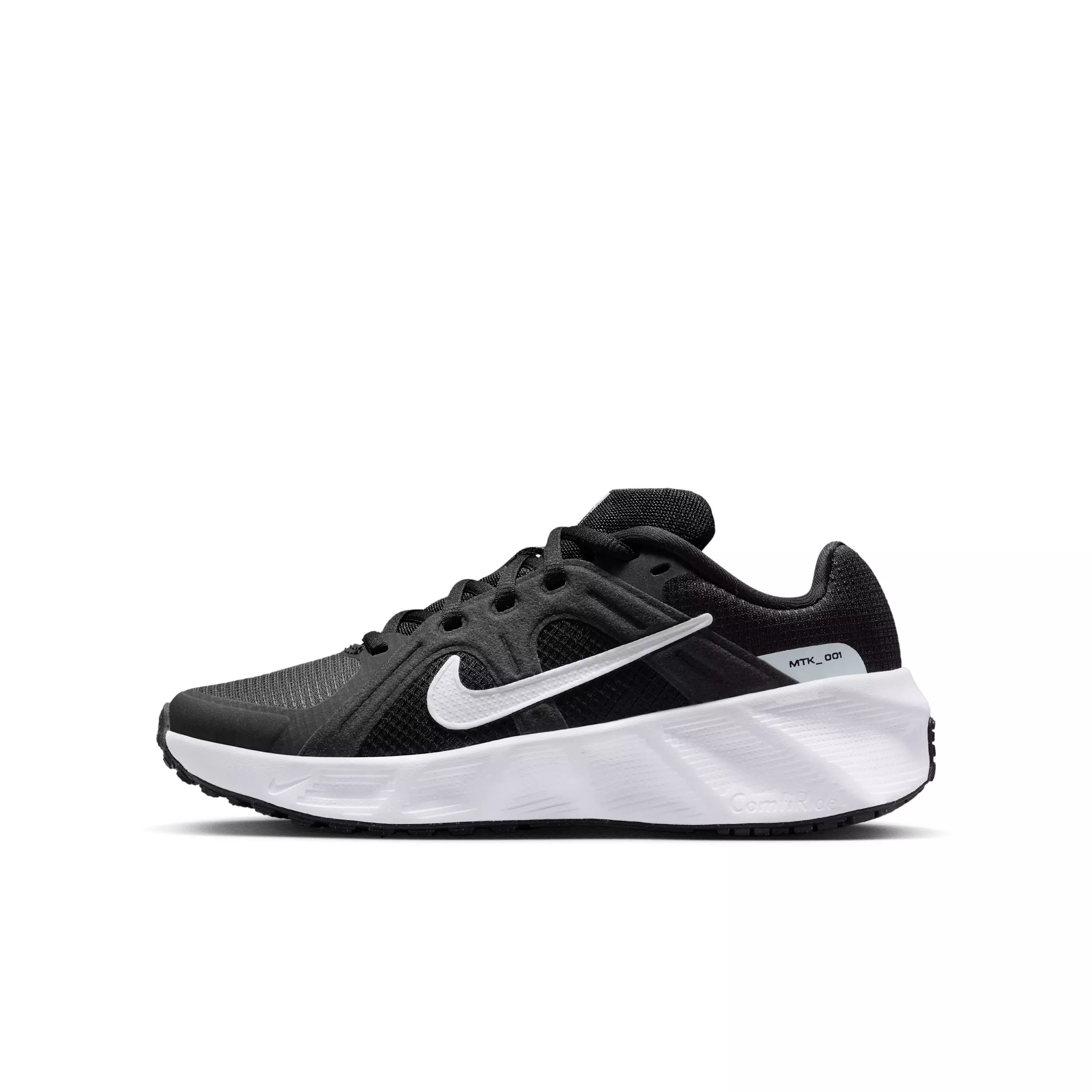 Nike Metro Tek "Black/Anthracite/Glacier Blue/White" Grade School Boys' Running Shoe - BLACK/ANTHRACITE/BLUE/WHITE