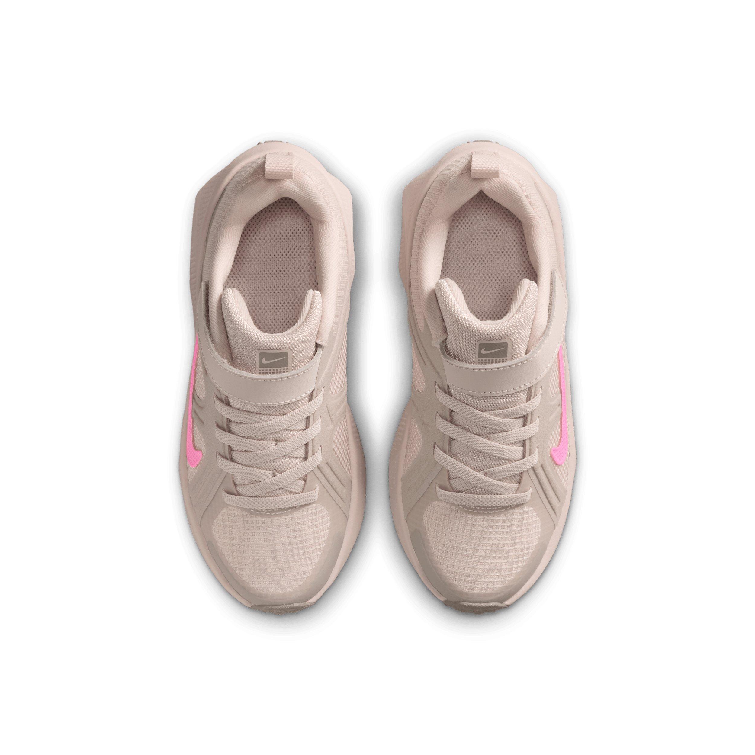Nike Metro Tek Preschool Girls' "Silt Red/Malt/Pink Spell" Running Shoe