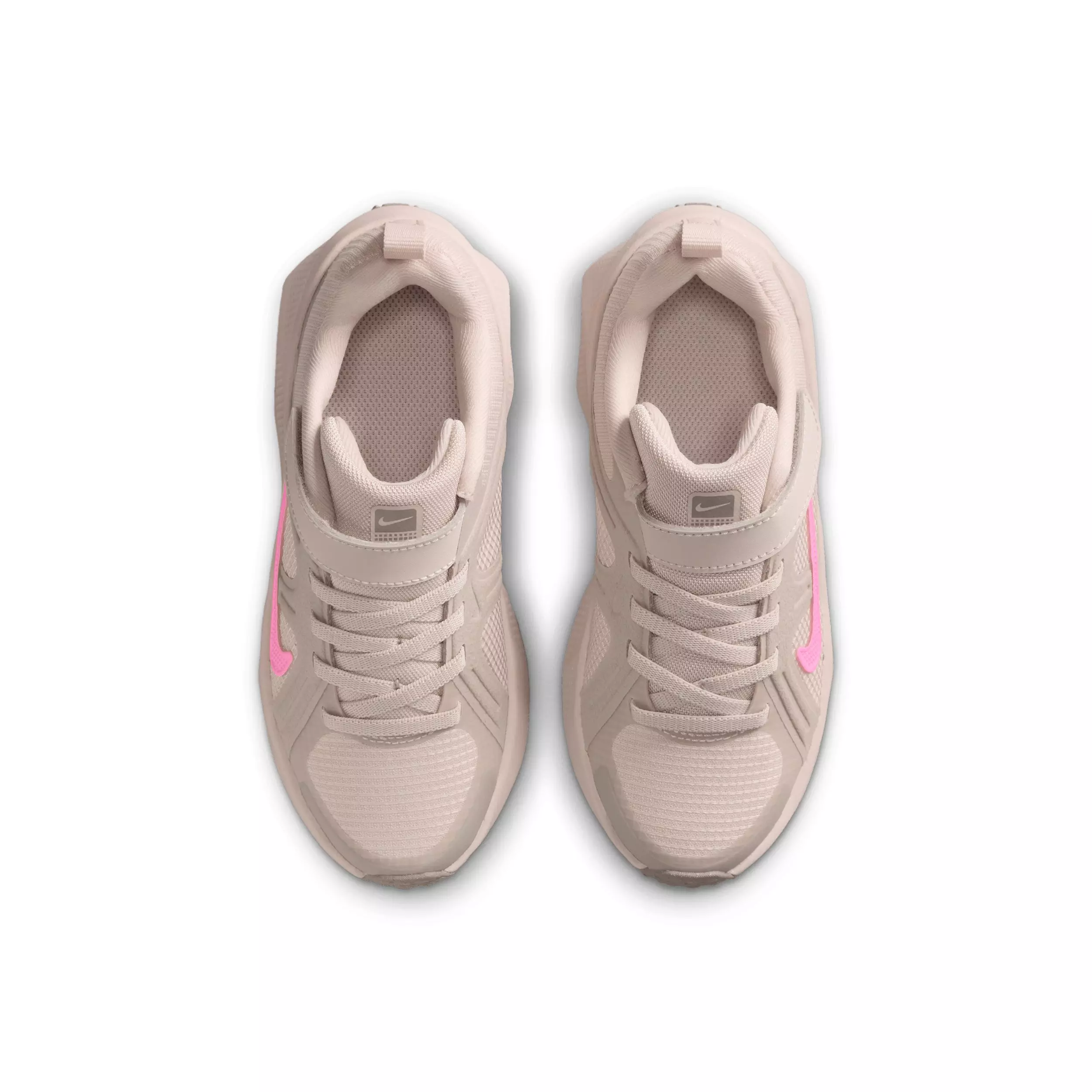 Nike Metro Tek "Silt Red/Malt/Pink Spell" Preschool Girls' Running Shoe - RED/MALT/PINK