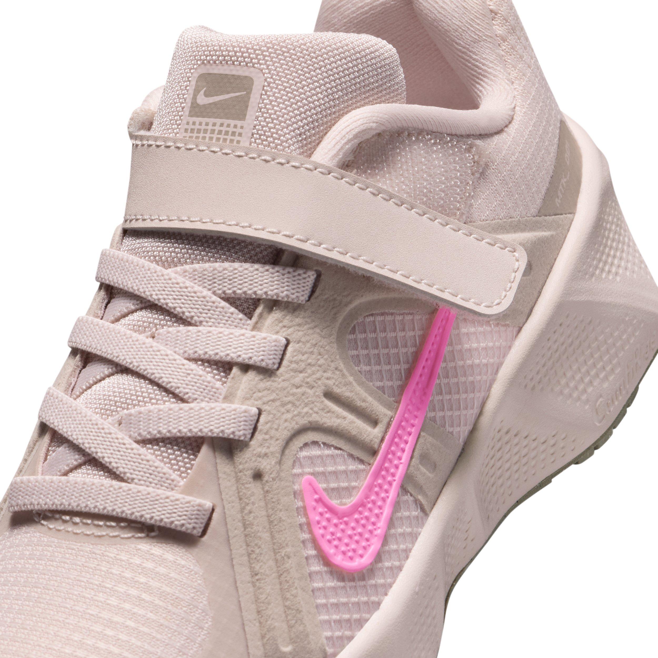 Nike Metro Tek Preschool Girls' "Silt Red/Malt/Pink Spell" Running Shoe