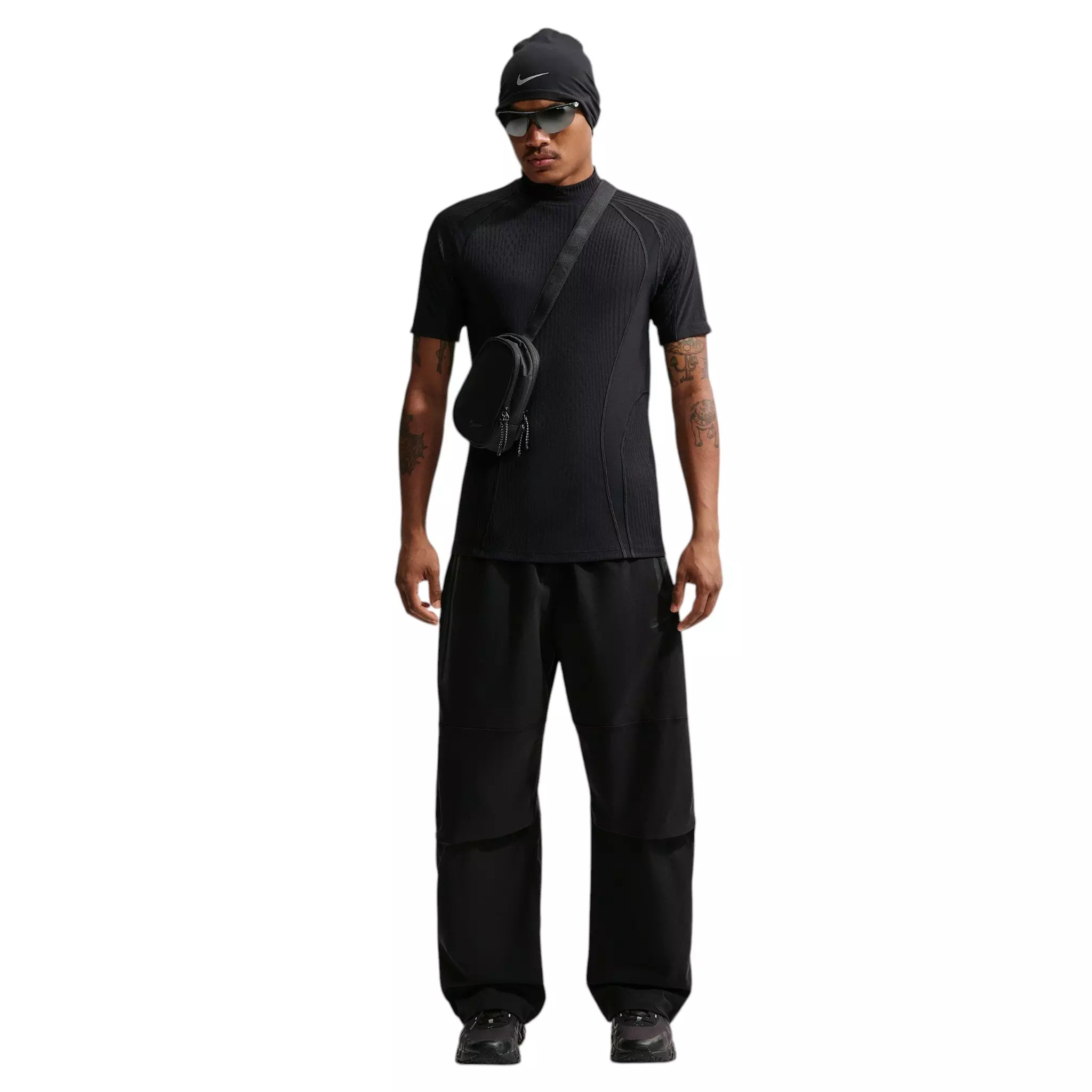 Nike Men's Tech Dri-FIT ADV Short-Sleeve Top - BLACK