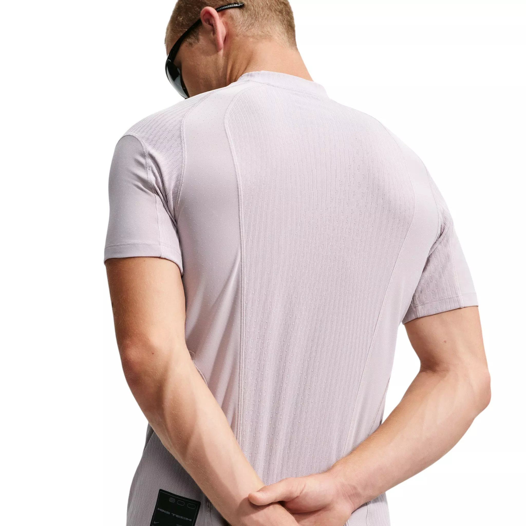 Nike Men's Tech Dri-FIT ADV Short-Sleeve Top - GREY