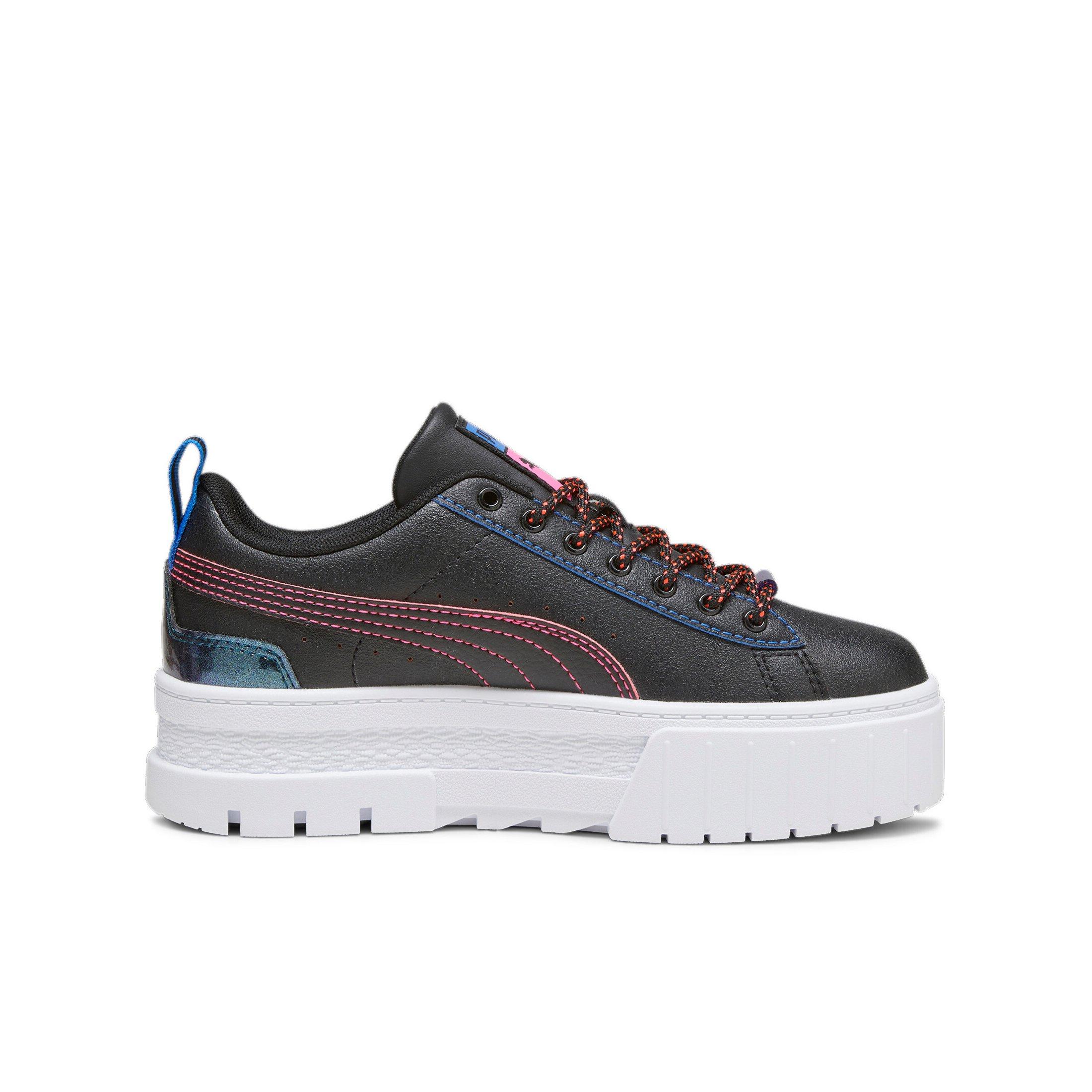 PUMA Mayze Cosmic Girl JR "PUMA Black/Ravish/Ultra Blue" Grade School Girls' Shoe - BLACK/RAVISH/BLUE