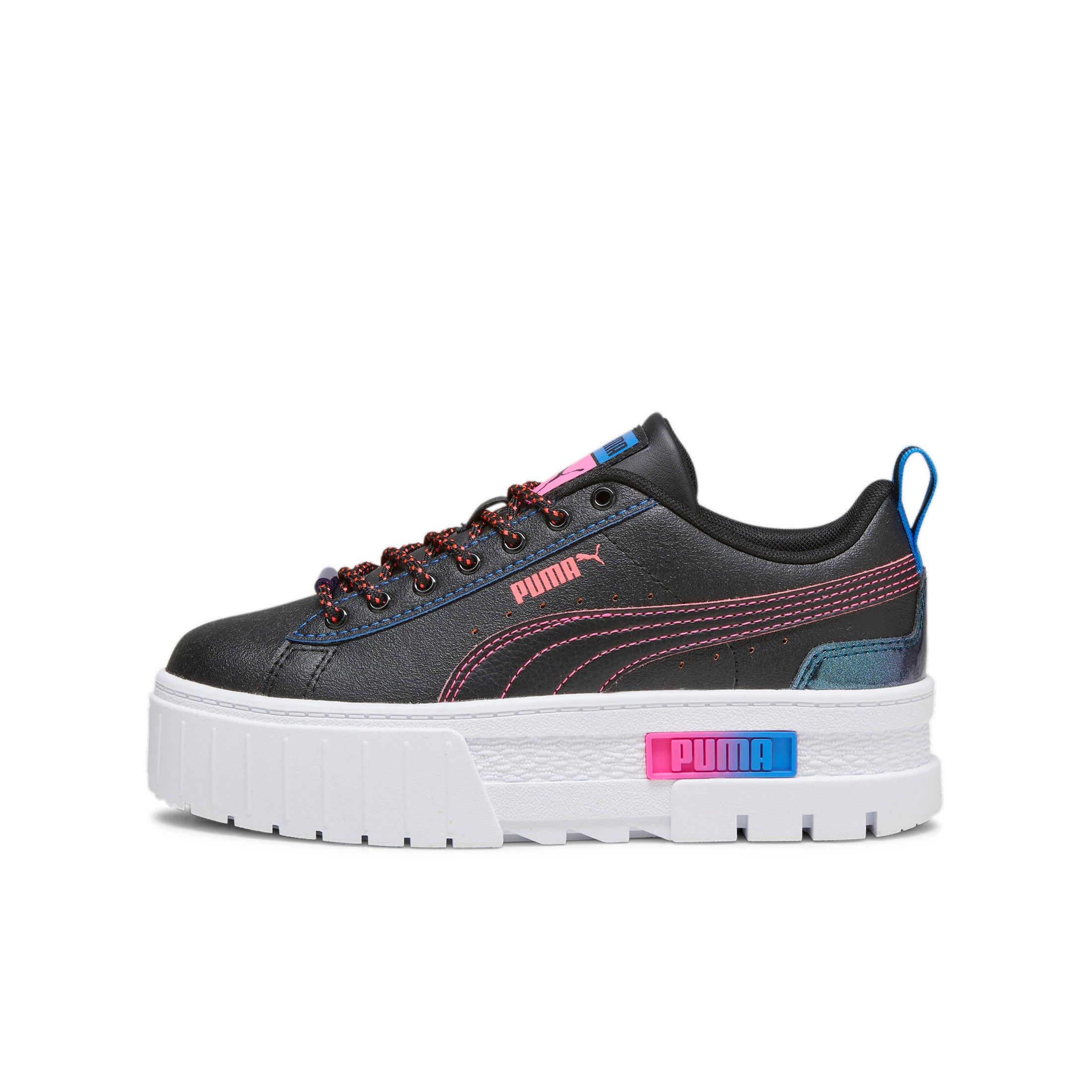 PUMA Mayze Cosmic Girl JR "PUMA Black/Ravish/Ultra Blue" Grade School Girls' Shoe