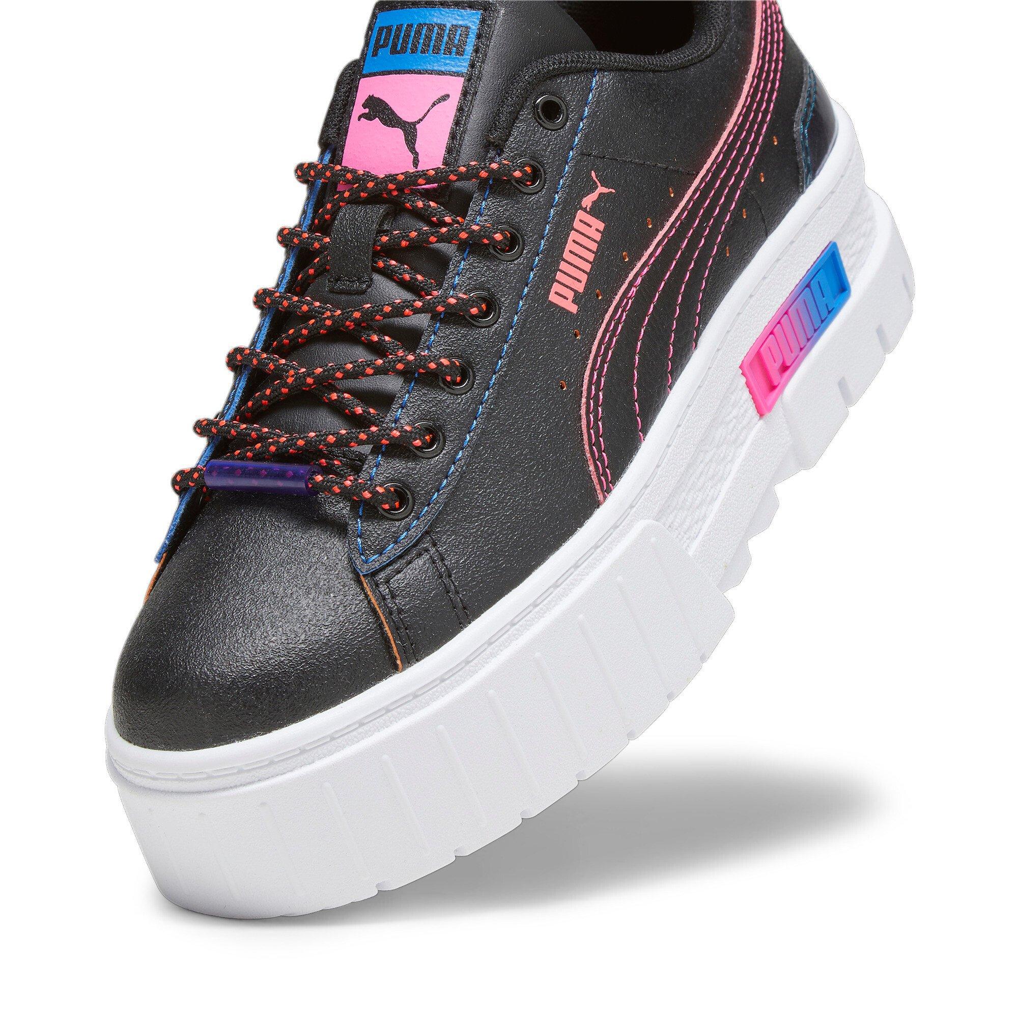 PUMA Mayze Cosmic Girl JR "PUMA Black/Ravish/Ultra Blue" Grade School Girls' Shoe