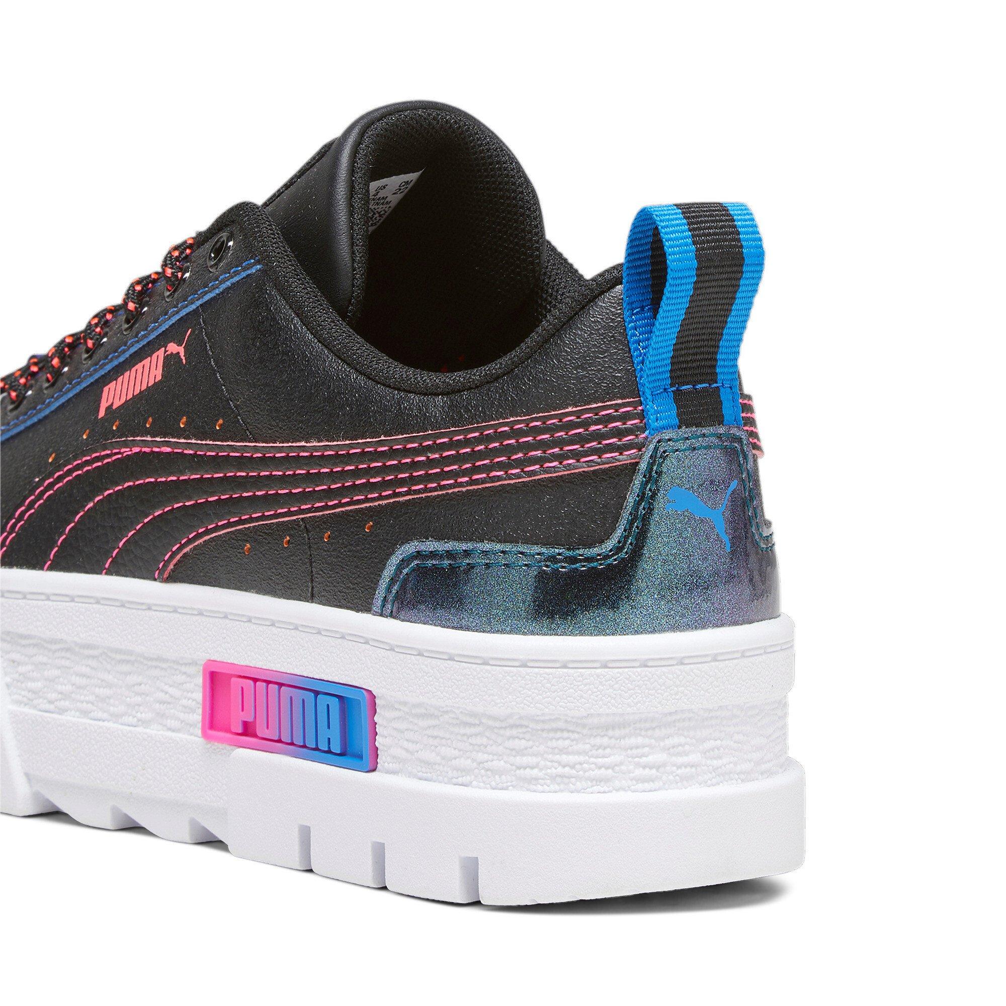 PUMA Mayze Cosmic Girl JR "PUMA Black/Ravish/Ultra Blue" Grade School Girls' Shoe