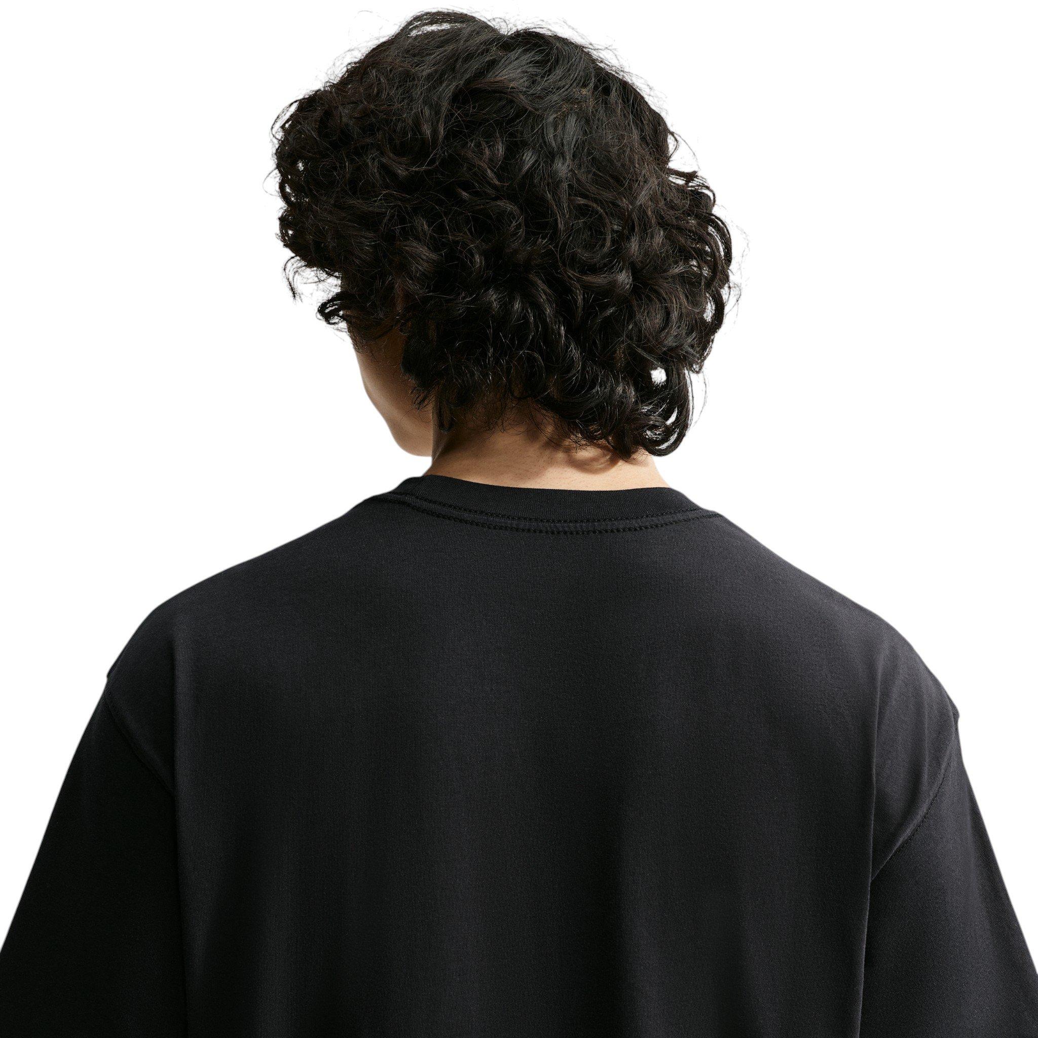 Nike Men's Sportswear Big Logo T-Shirt - BLACK Thumbnail View 2