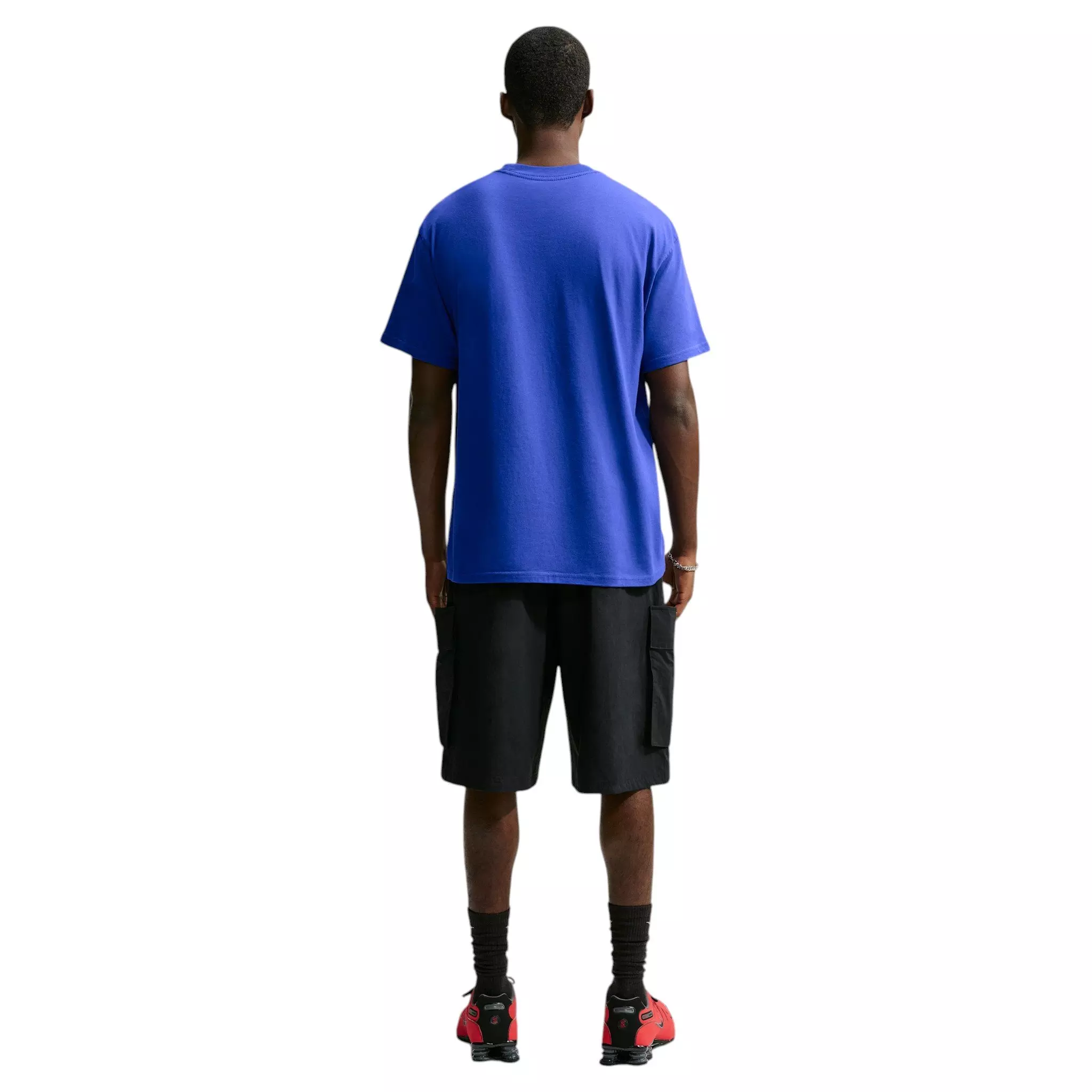 Nike Men's Sportswear Big Logo T-Shirt - BLUE