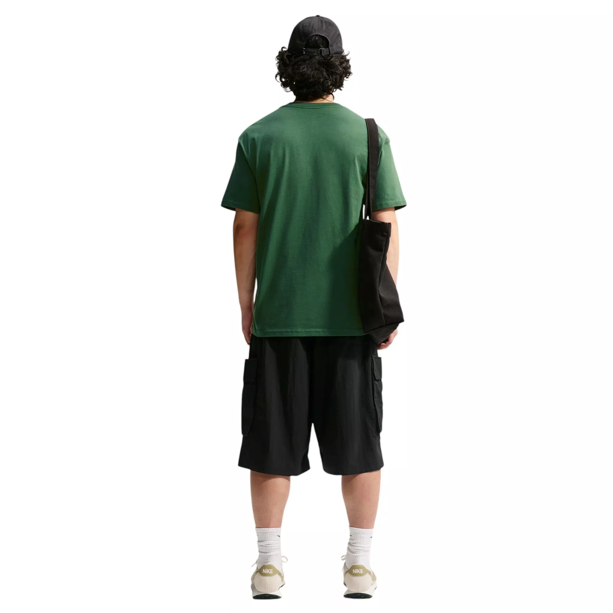 Nike Men's Sportswear Big Logo T-Shirt - GREEN