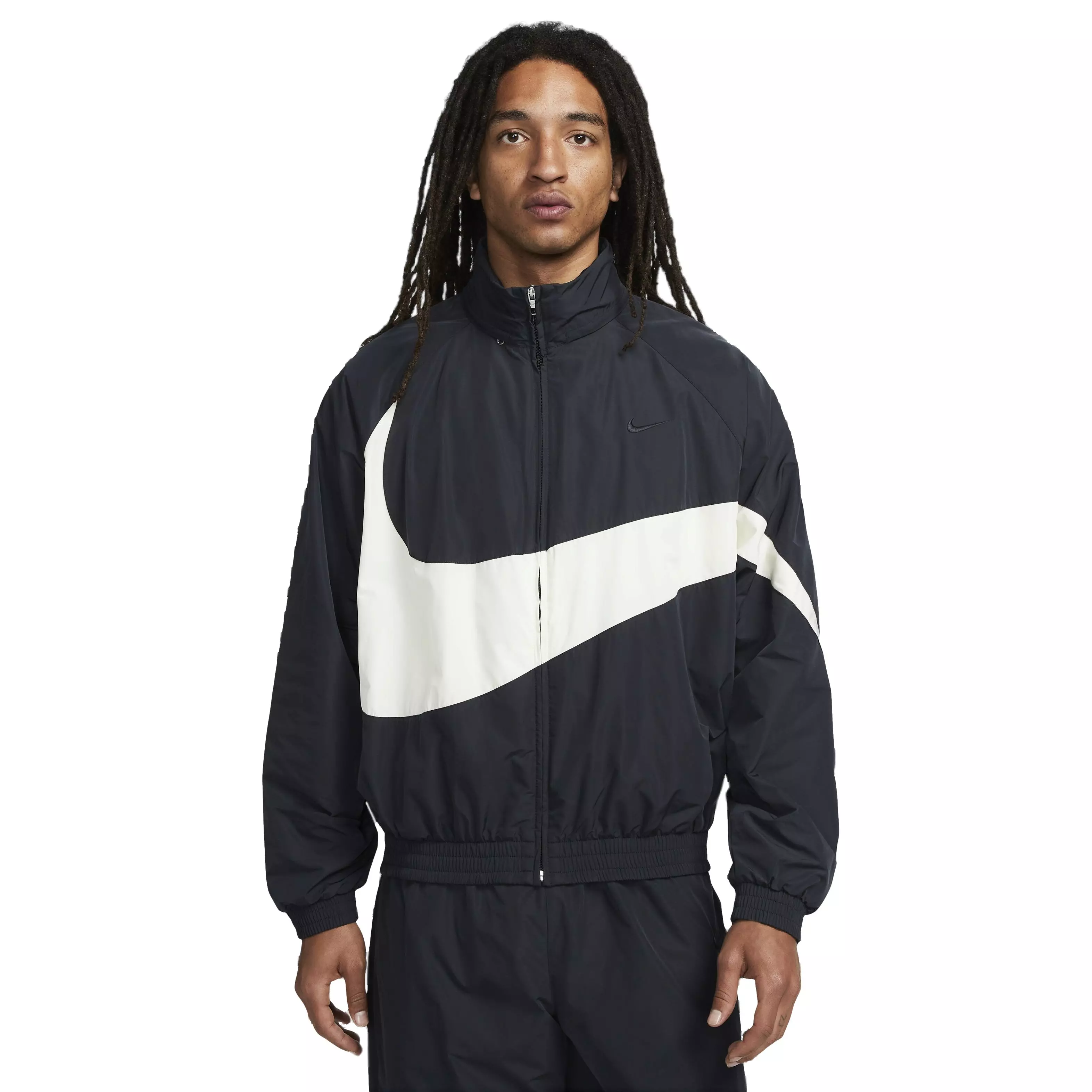 Nike Men's Swoosh Woven Jacket - BLACK