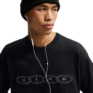 Nike Men's Sportswear Embroidered Premium Essentials T-Shirt - BLACK