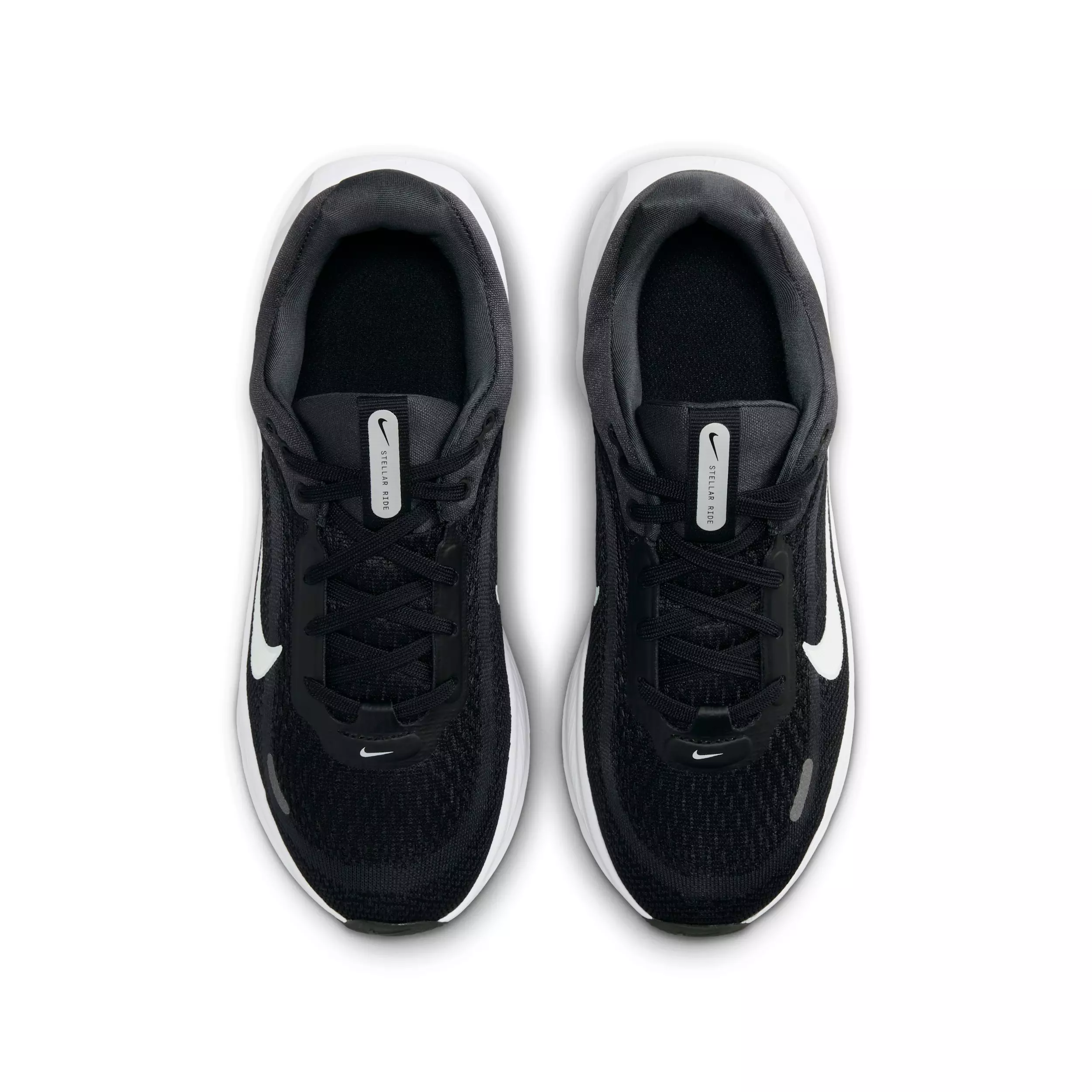 Nike Stellar Ride "Black/Anthracite/Pure Platinum/White" Grade School Boys' Running Shoe - BLACK/ANTHRACITE/PLATINUM/WHITE