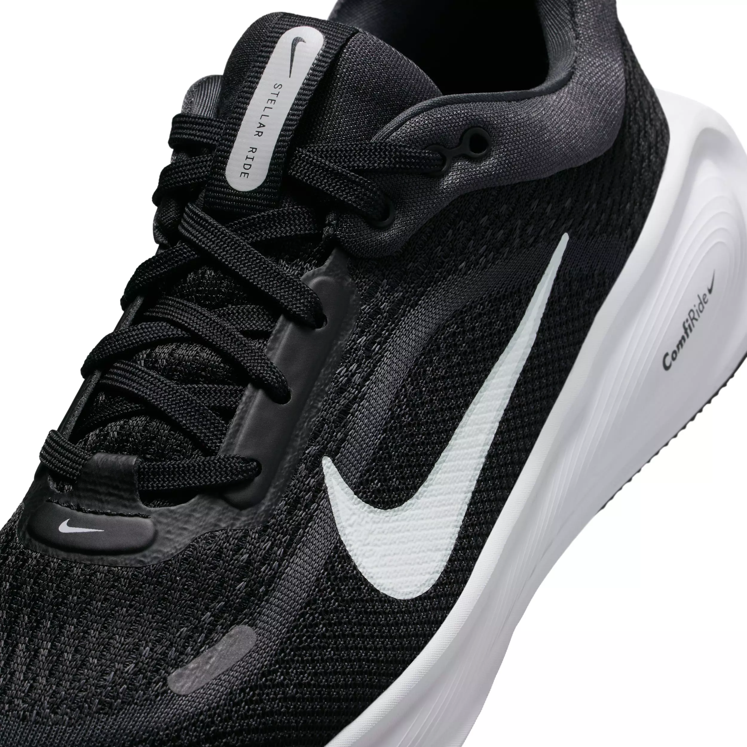 Nike Stellar Ride "Black/Anthracite/Pure Platinum/White" Grade School Boys' Running Shoe - BLACK/ANTHRACITE/PLATINUM/WHITE