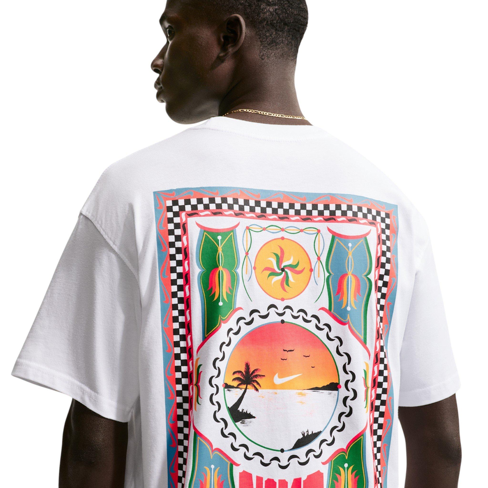 Nike Men's Sportswear Palm Tree T-Shirt - WHITE