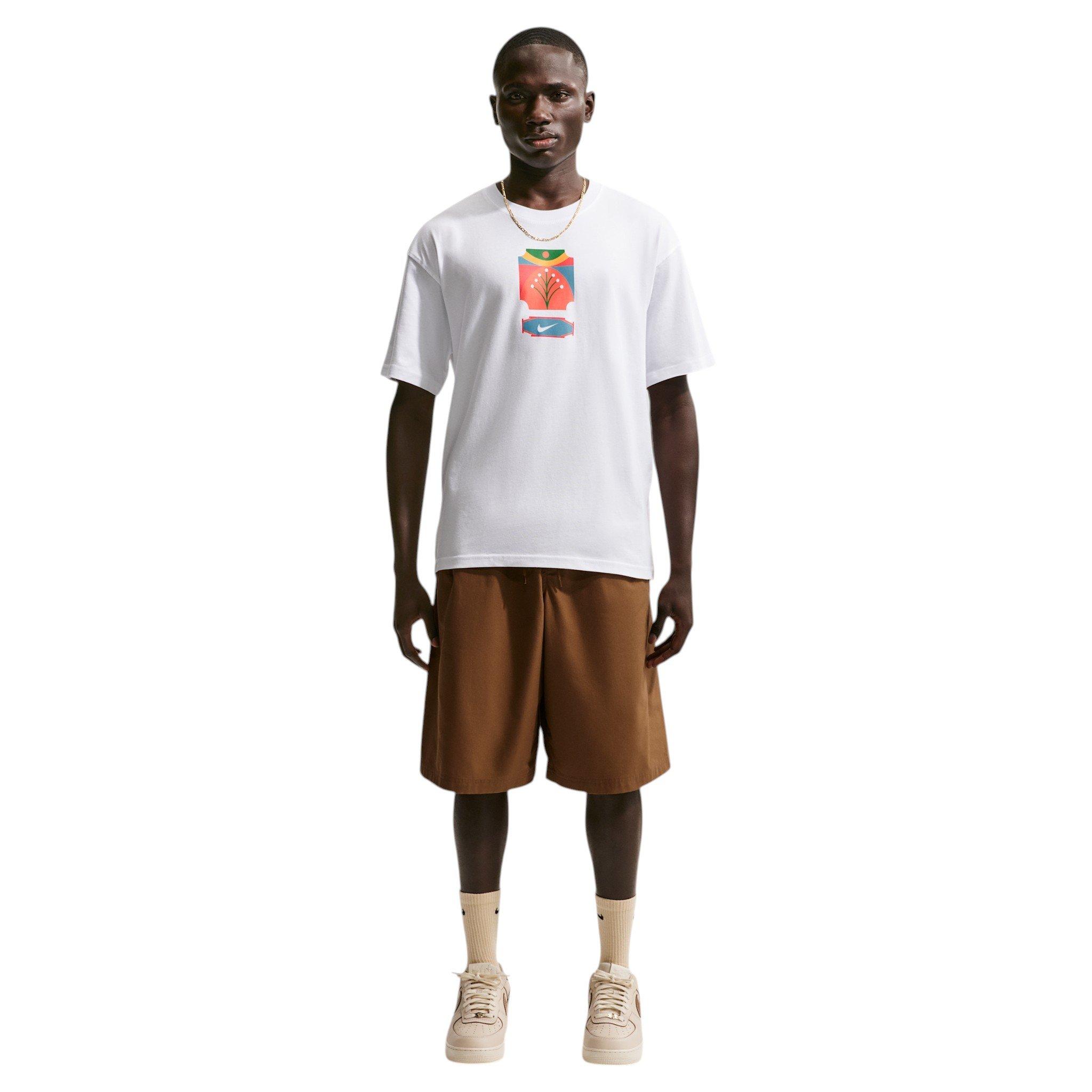 Nike Men's Sportswear Palm Tree T-Shirt - WHITE
