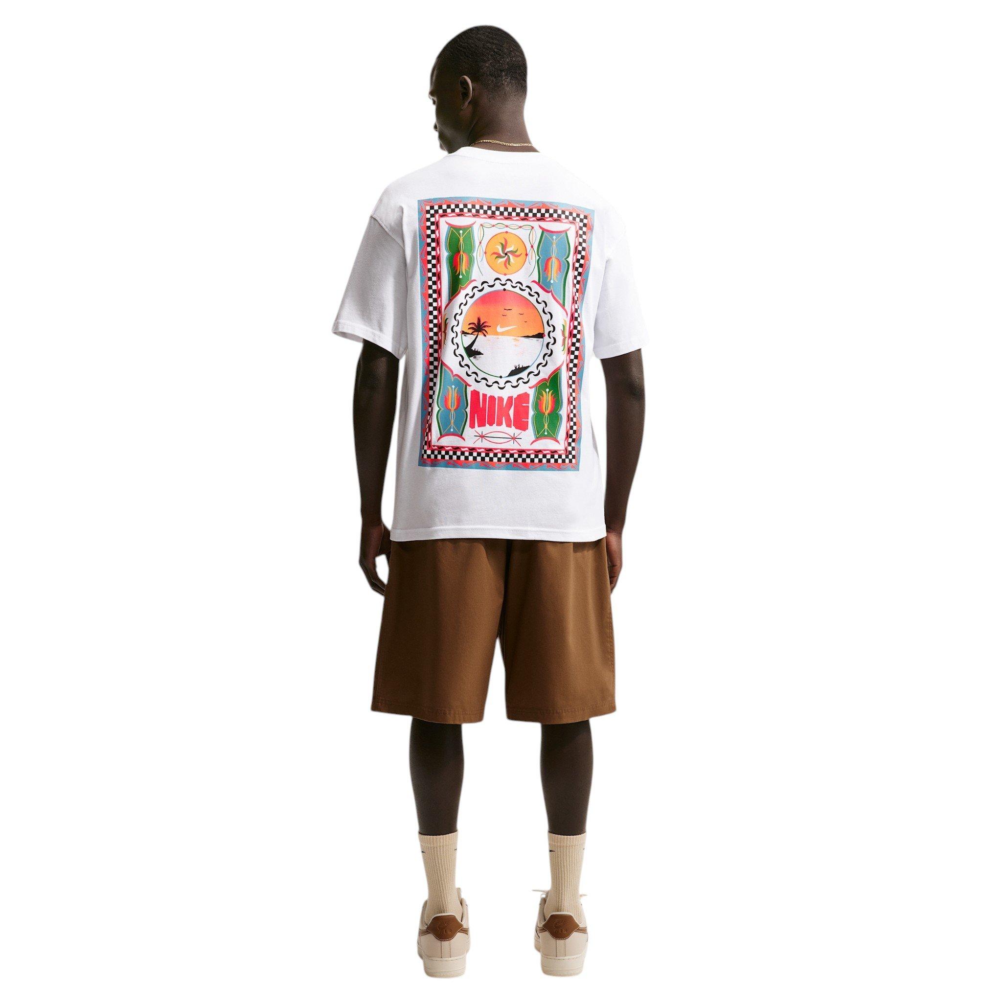 Nike Men's Sportswear Palm Tree T-Shirt - WHITE