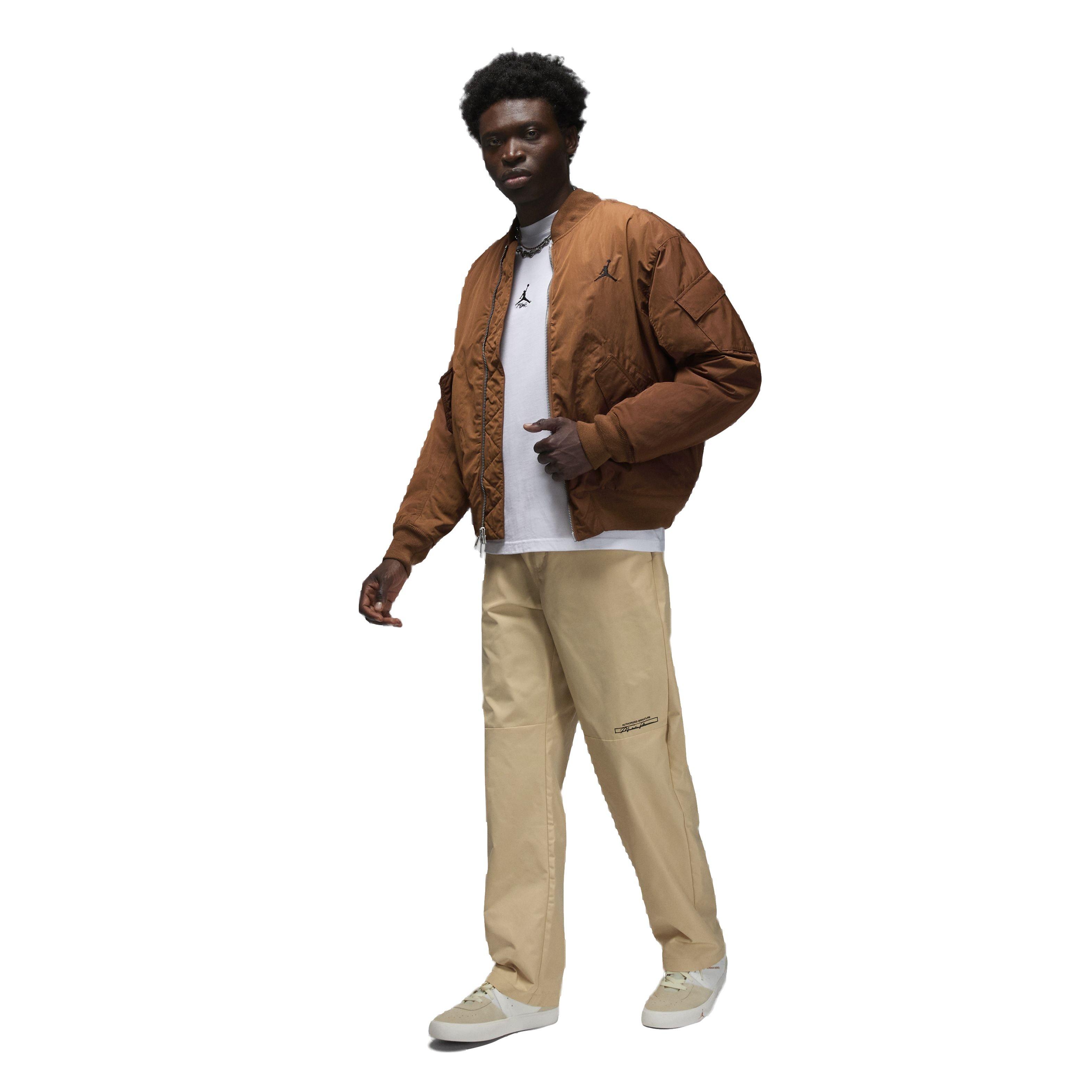 Jordan Men's Essentials Statement Renegade Jacket - BROWN Thumbnail View 8