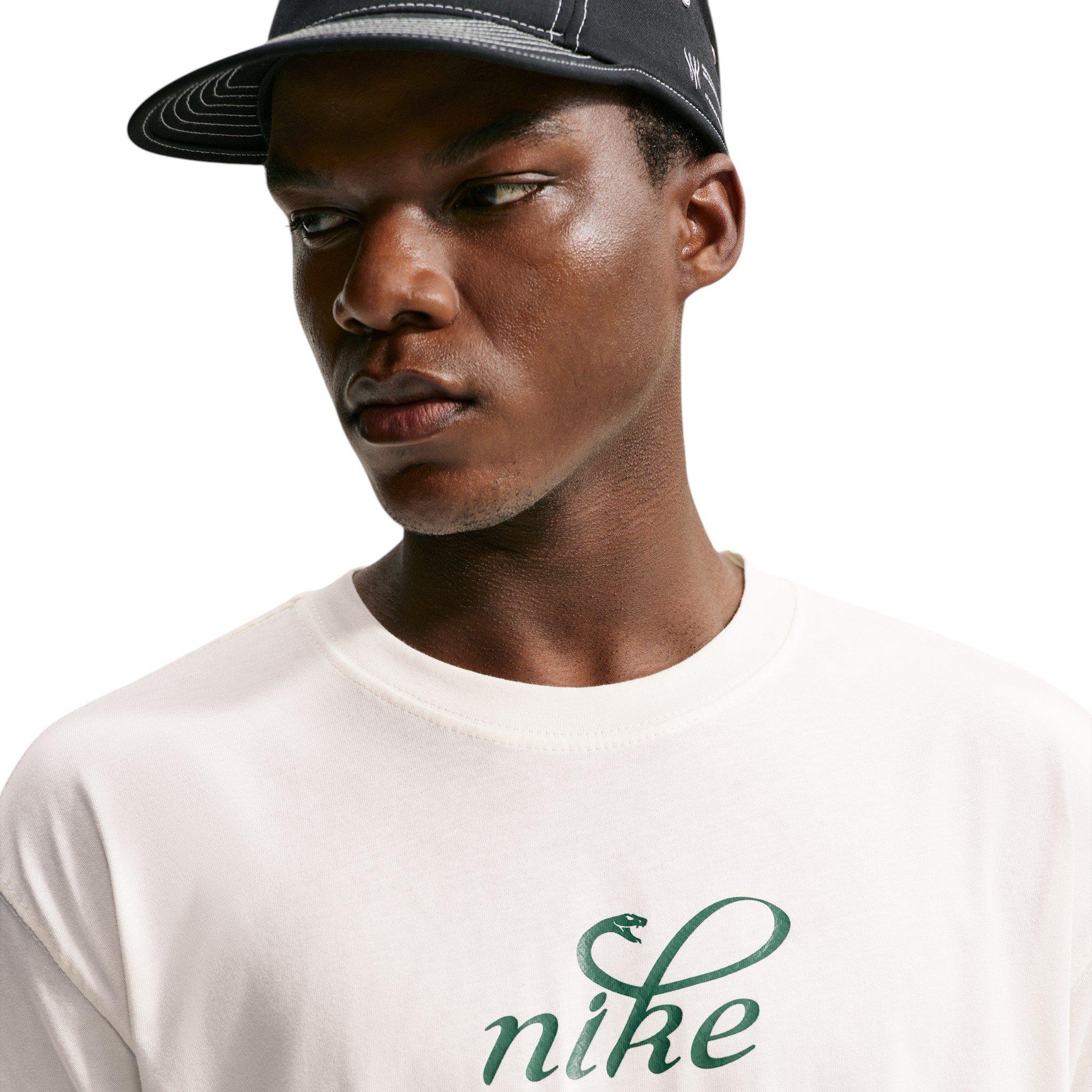 Nike Men's Sportswear Snakeskin T-Shirt - WHITE