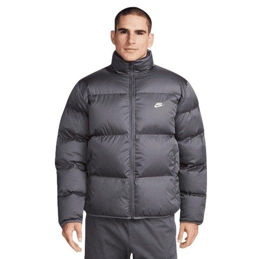 Nike Men's Club Puffer Jacket - Grey - GREY Thumbnail View 1