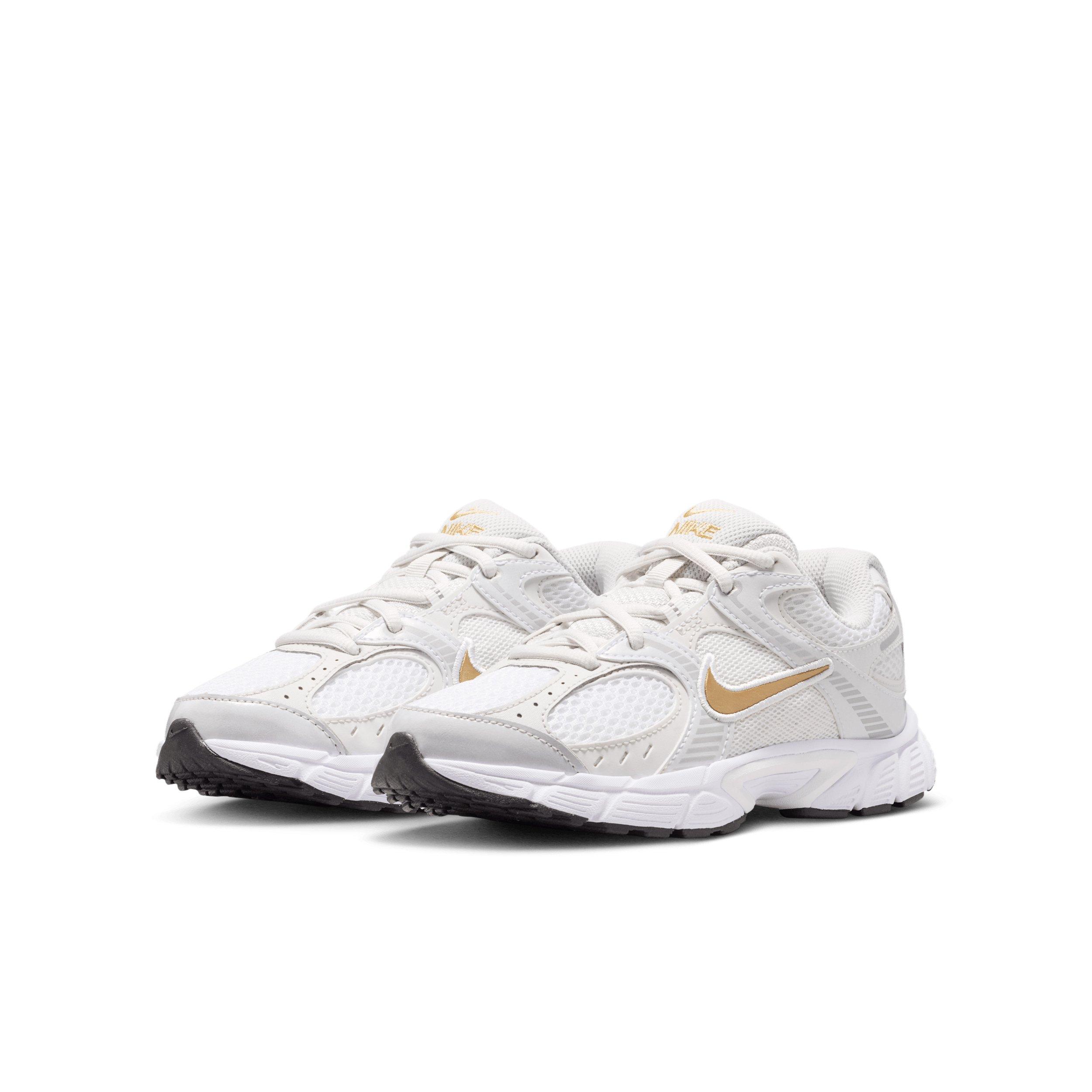 Nike V5 RNR Grade School Girls' "White/Metallic Silver/Photon Dust/Metallic Gold" Shoe